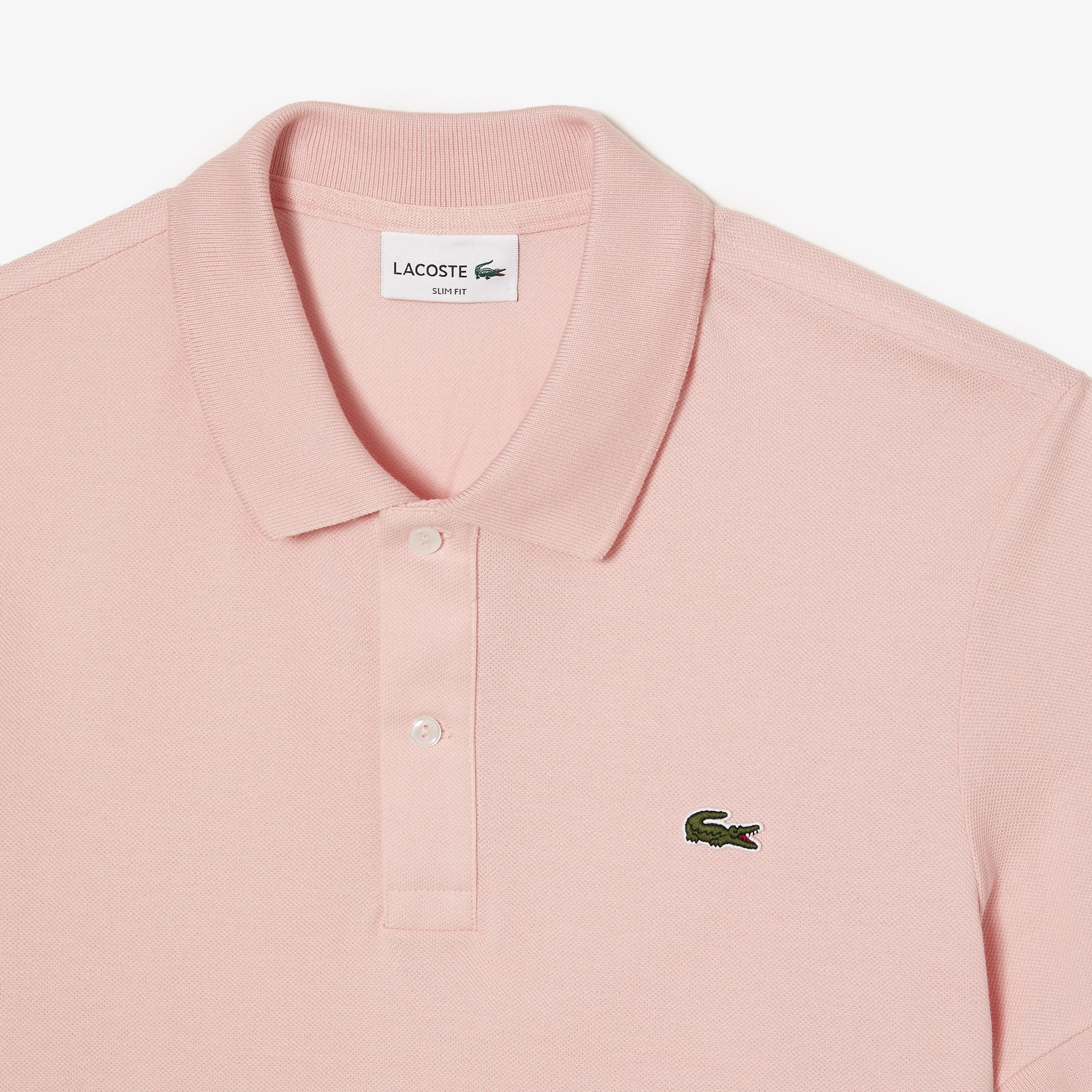 Erkek Slim Fit L.12.12 Pembe Polo