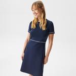 Kadın Flare Fit Lacivert Elbise