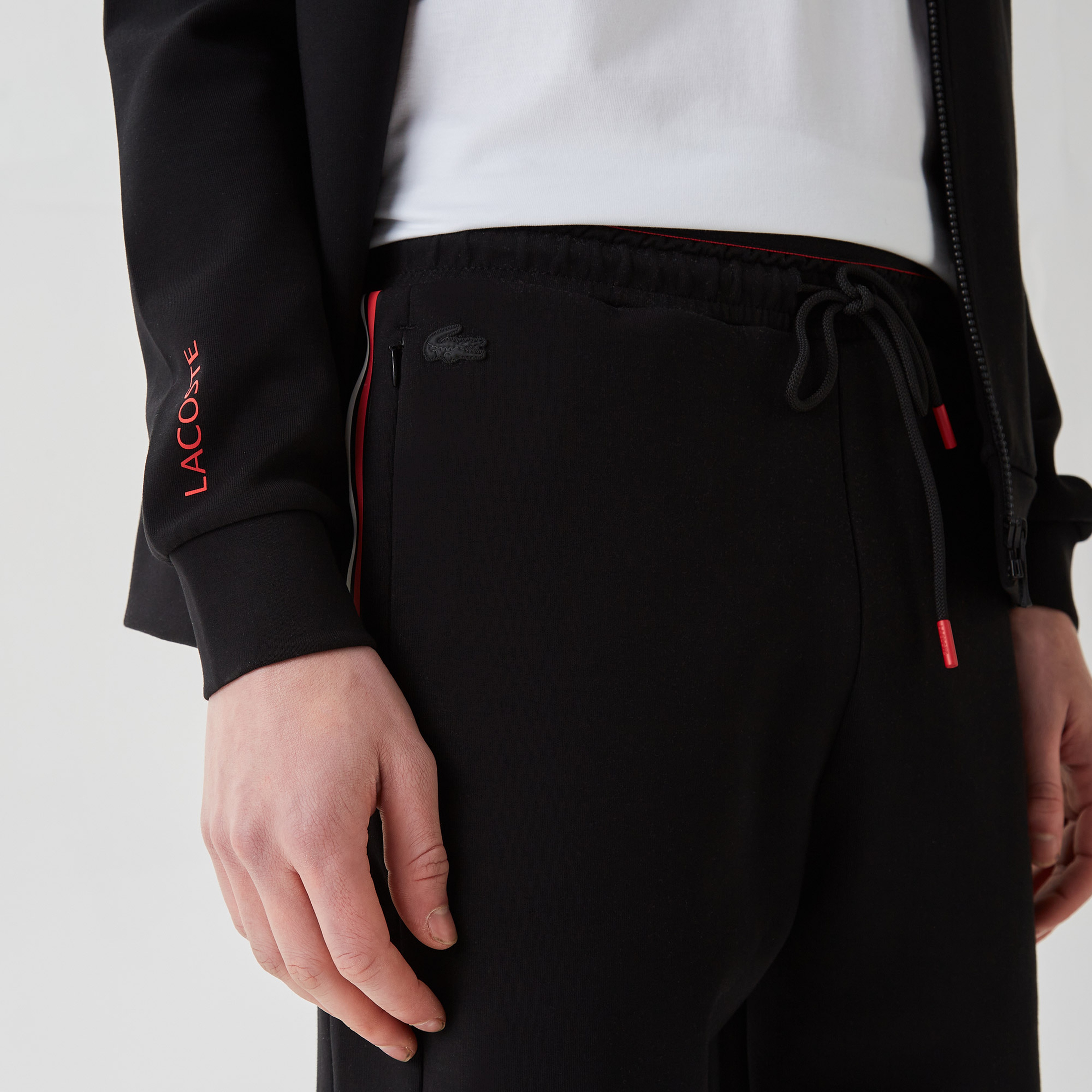 Erkek Slim Fit Baskılı Siyah Şort