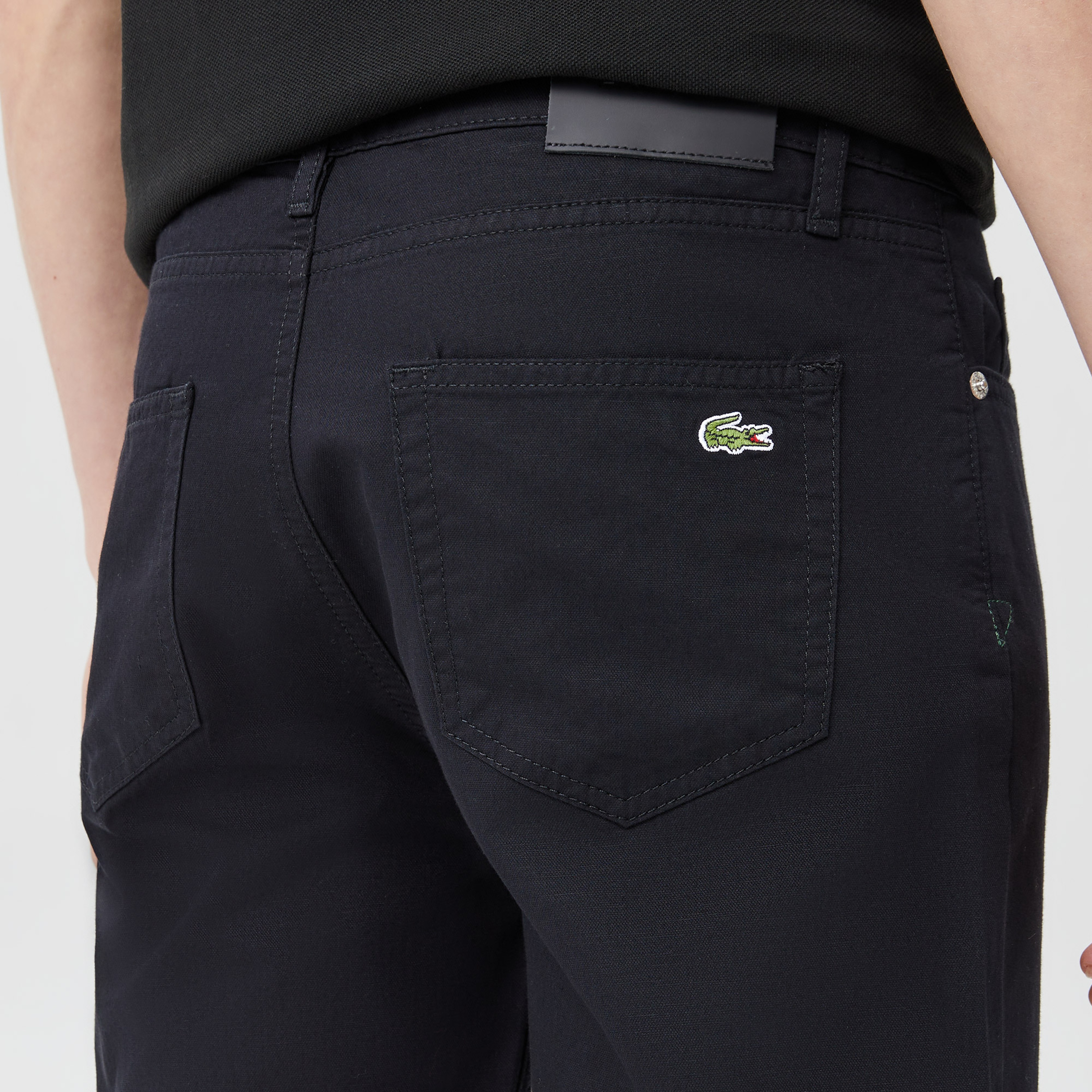 Erkek Slim Fit Siyah Pantolon