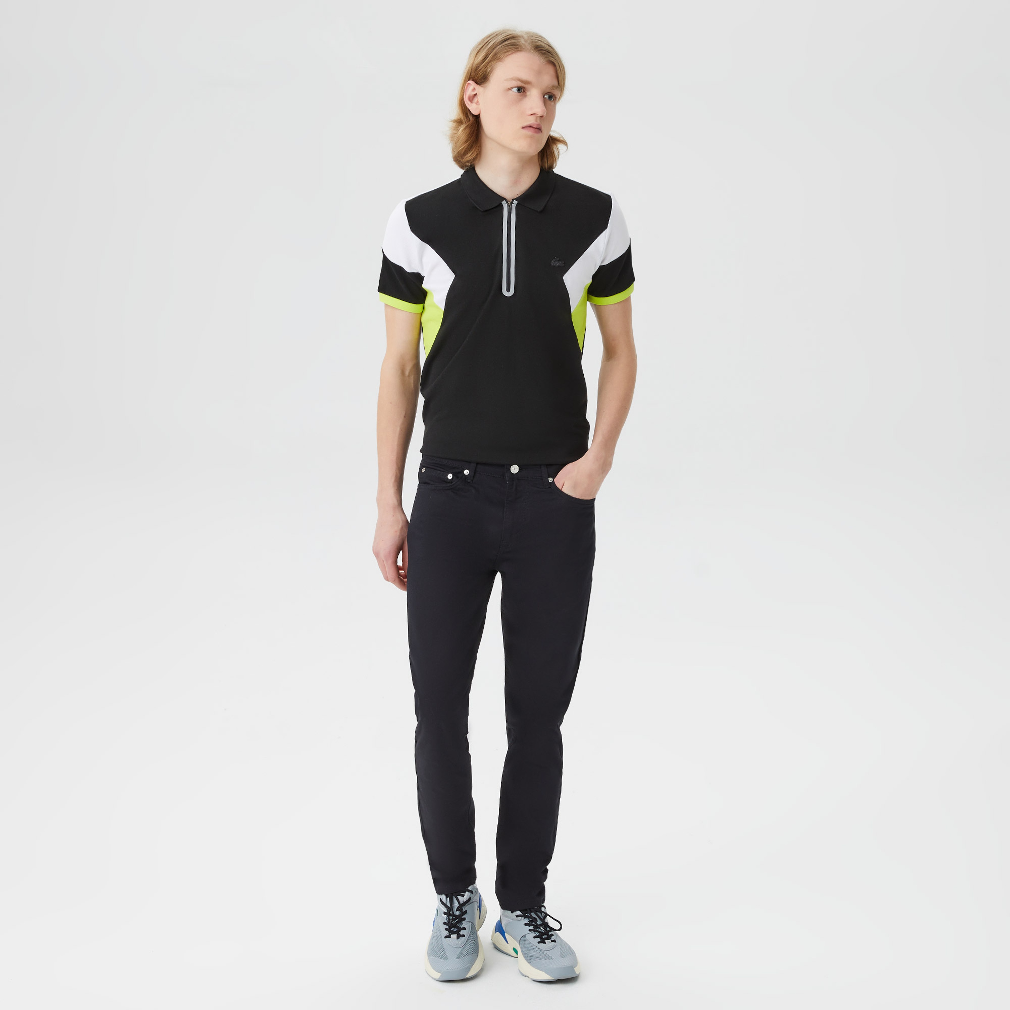 Erkek Slim Fit Siyah Pantolon