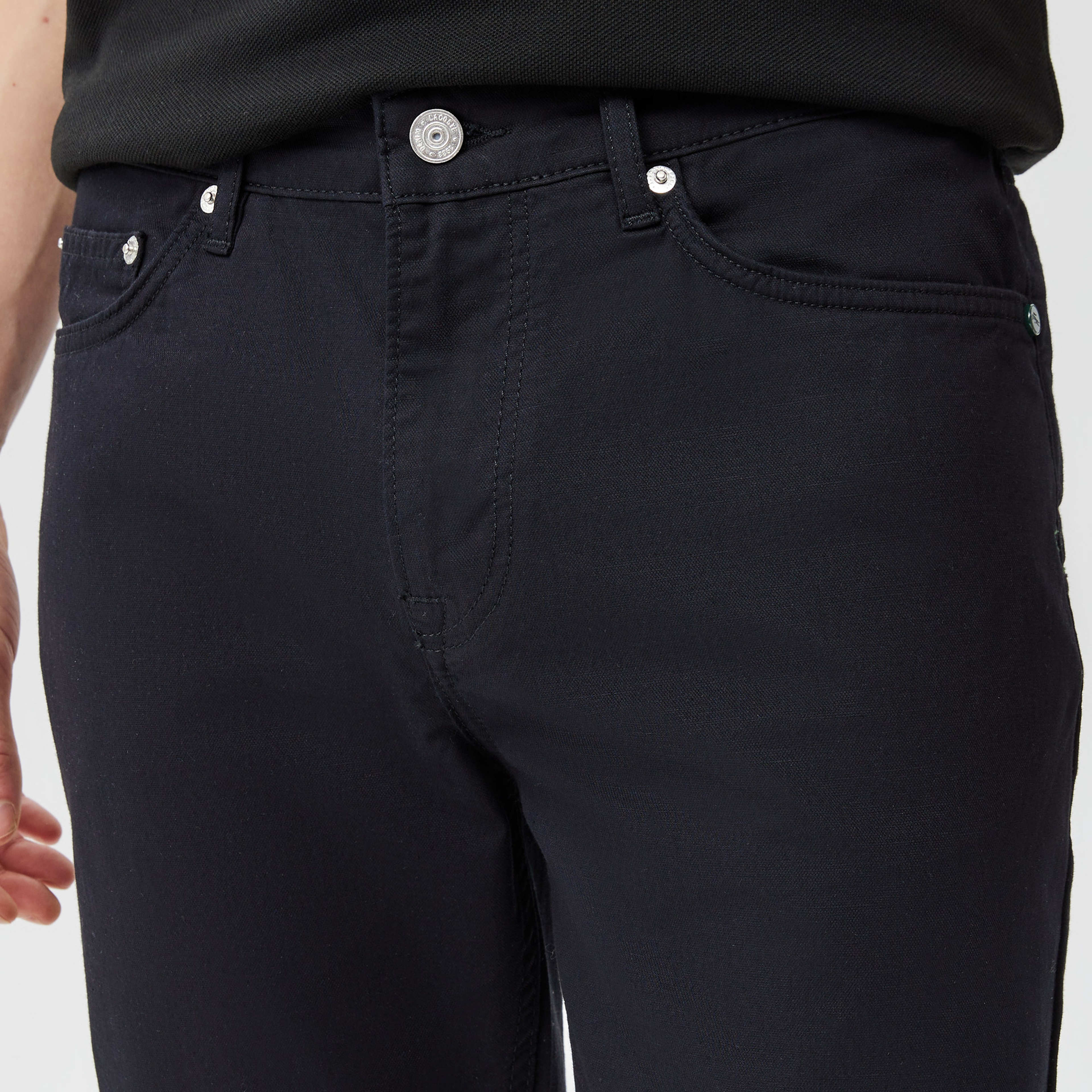 Erkek Slim Fit Siyah Pantolon