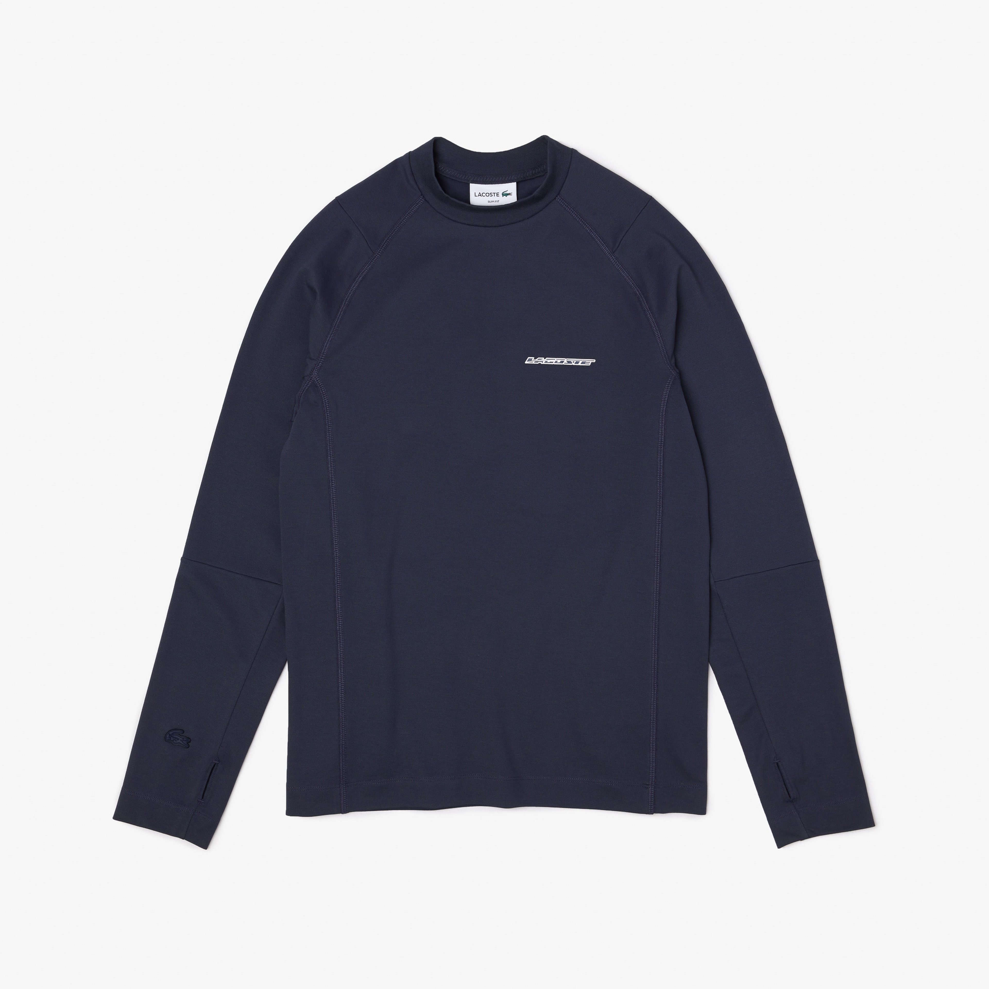 Erkek Slim Fit Bisiklet Yaka Lacivert T-Shirt