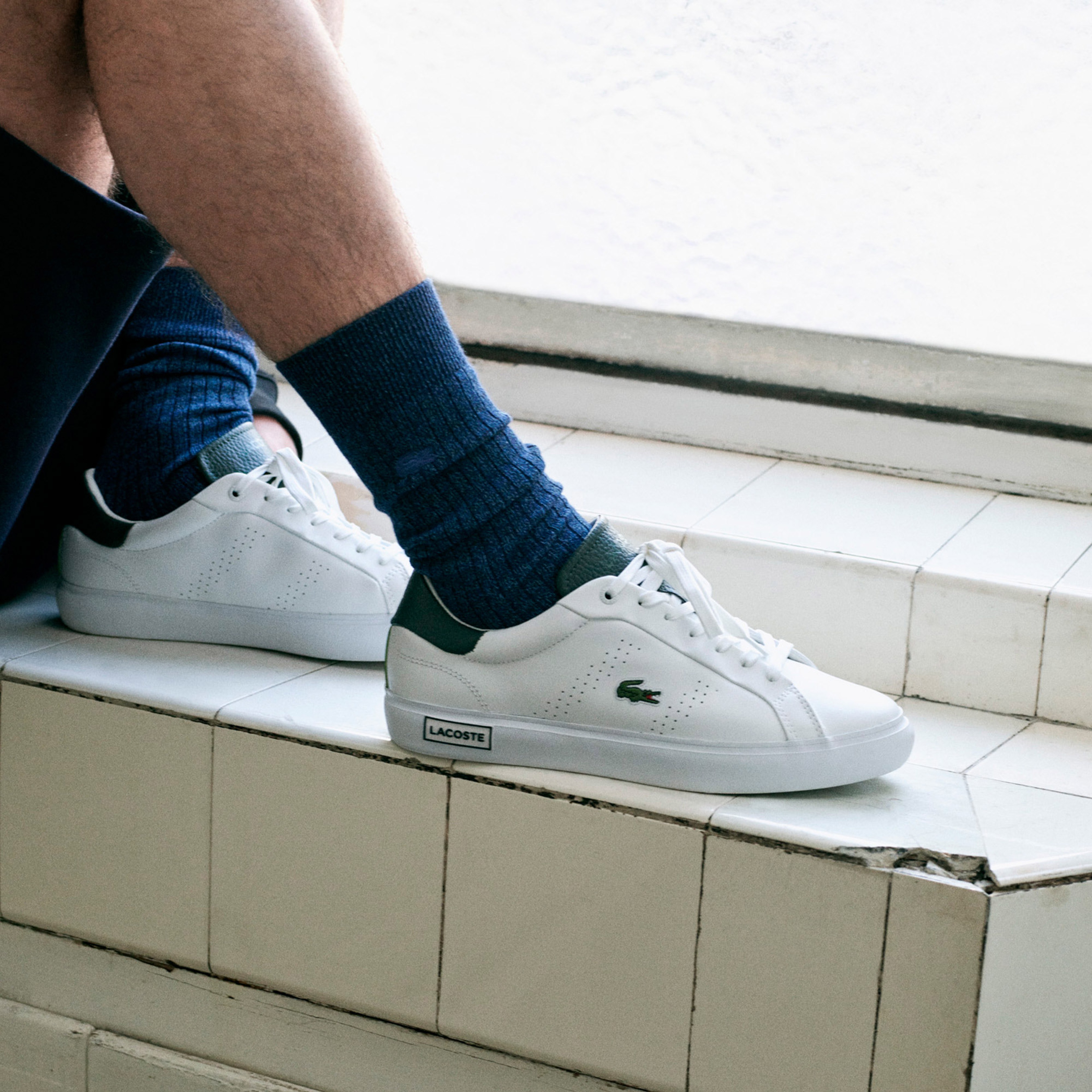 Lacoste Powercourt Erkek Beyaz Sneaker