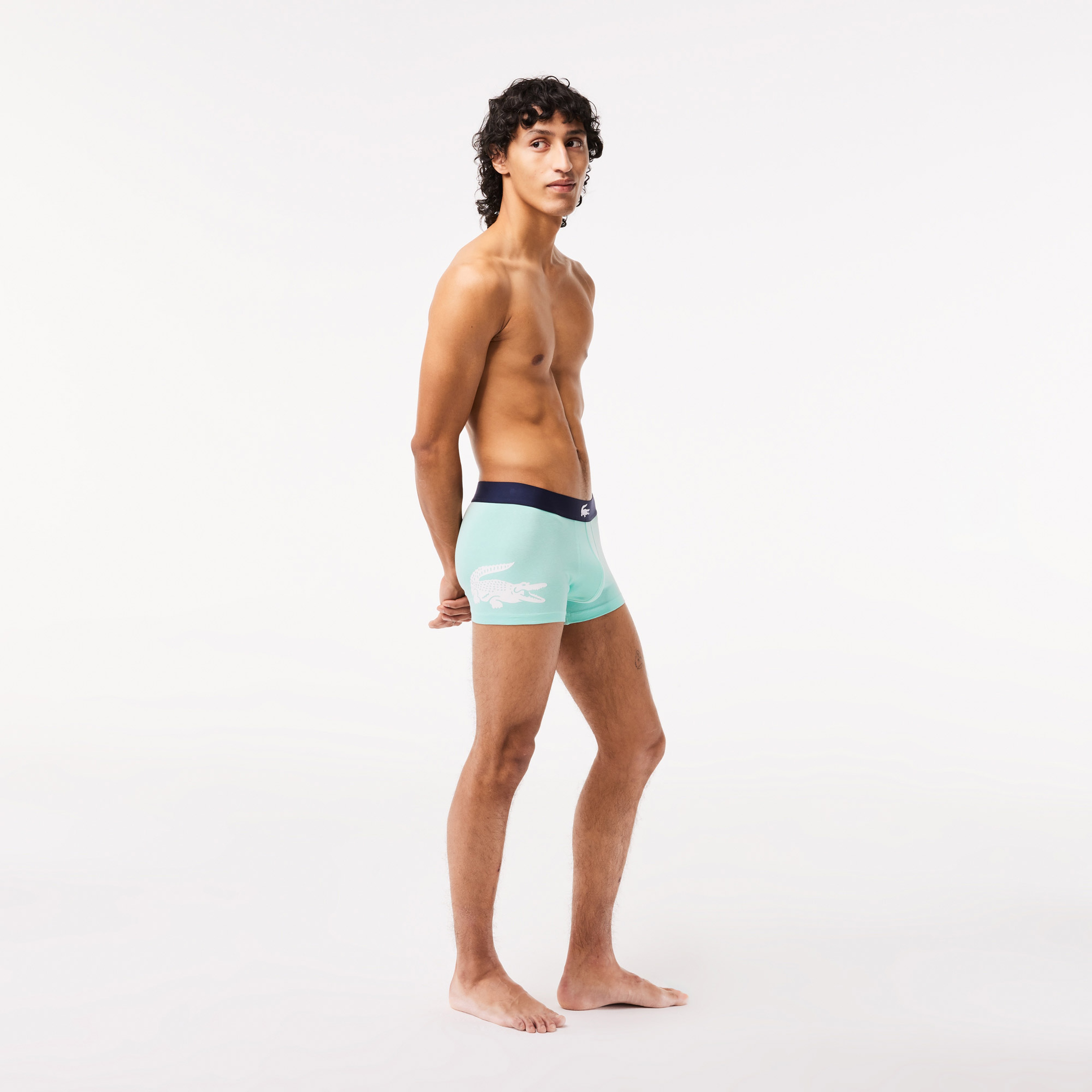 Erkek 3'lü Renkli Boxer