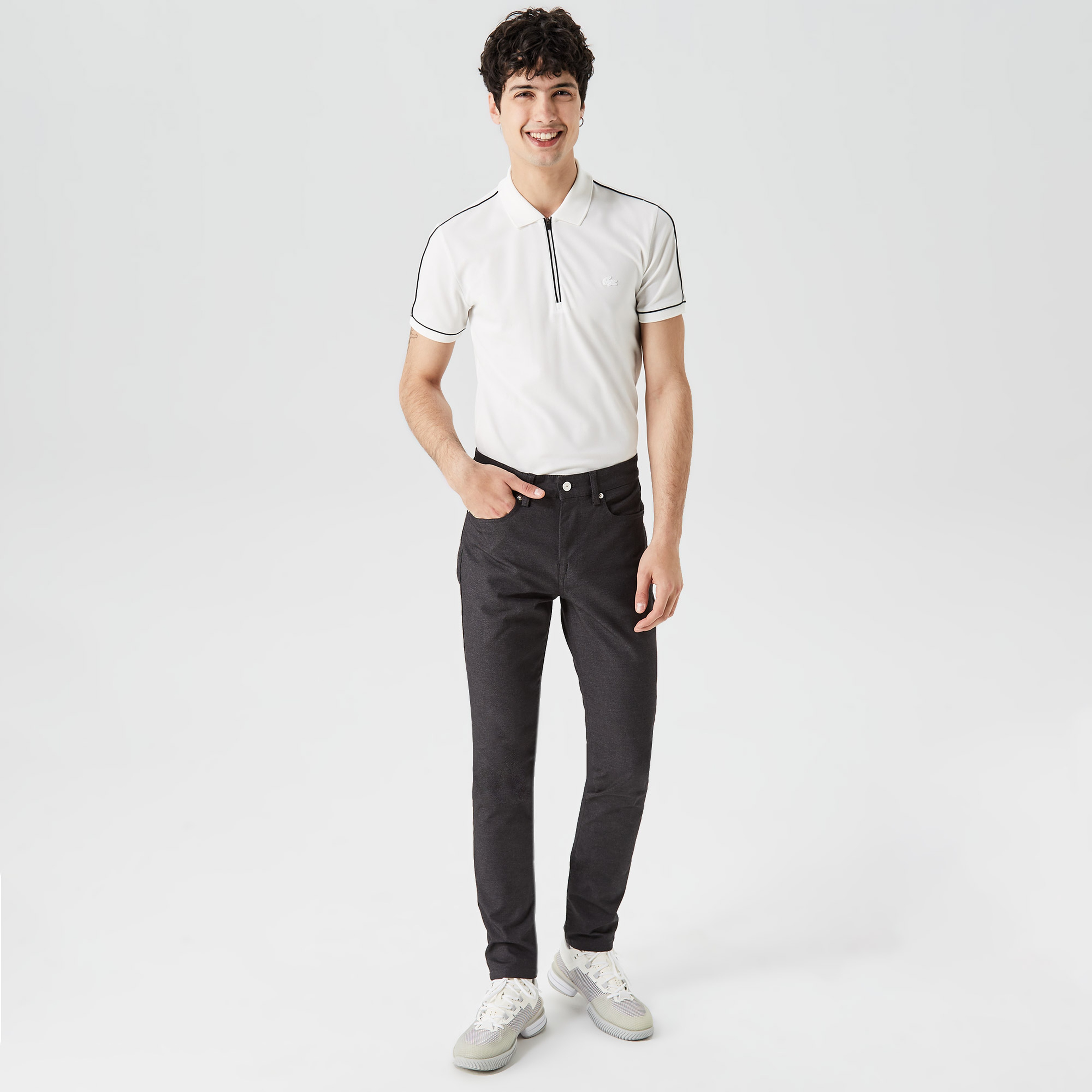 Erkek Slim Fit Siyah Pantolon