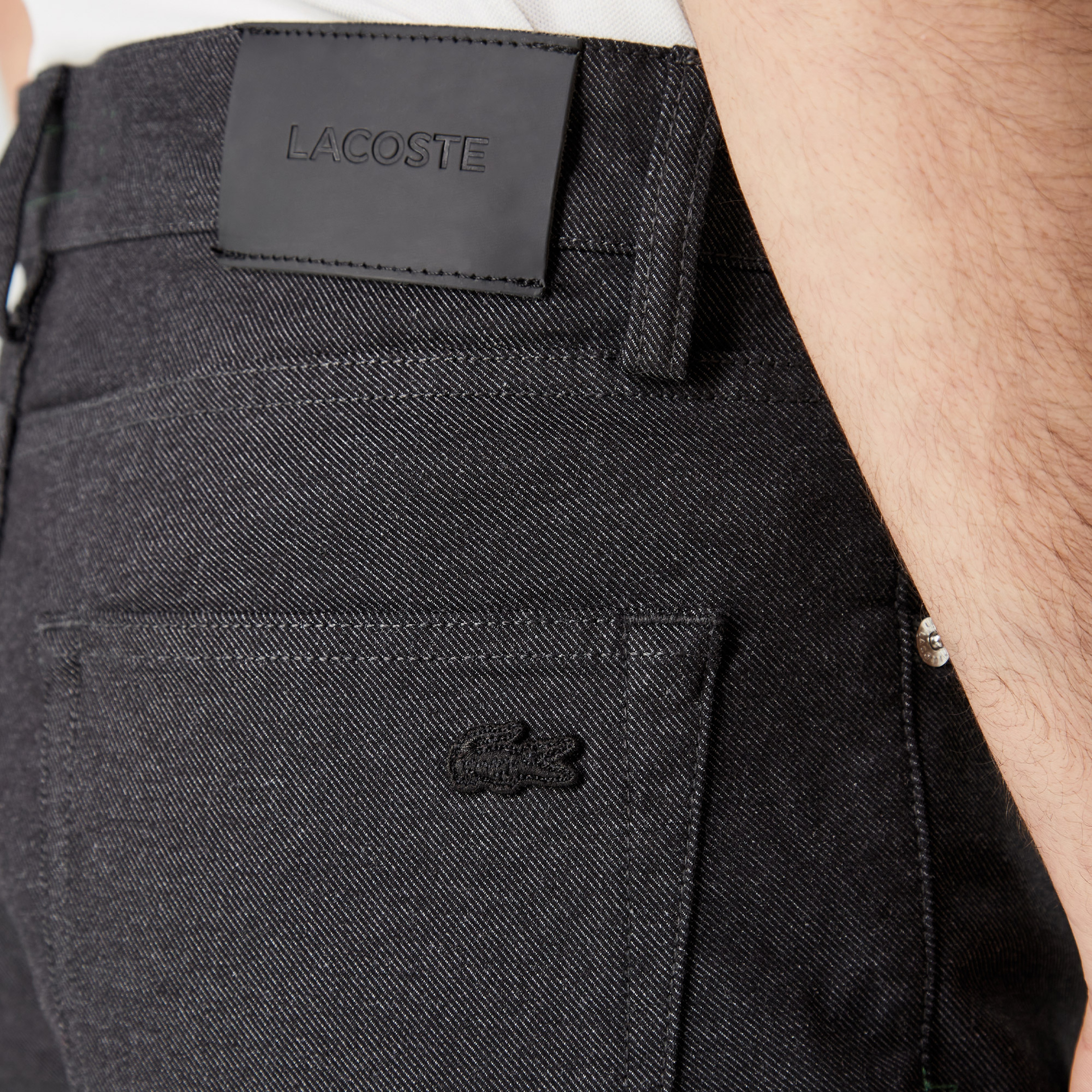 Erkek Slim Fit Siyah Pantolon