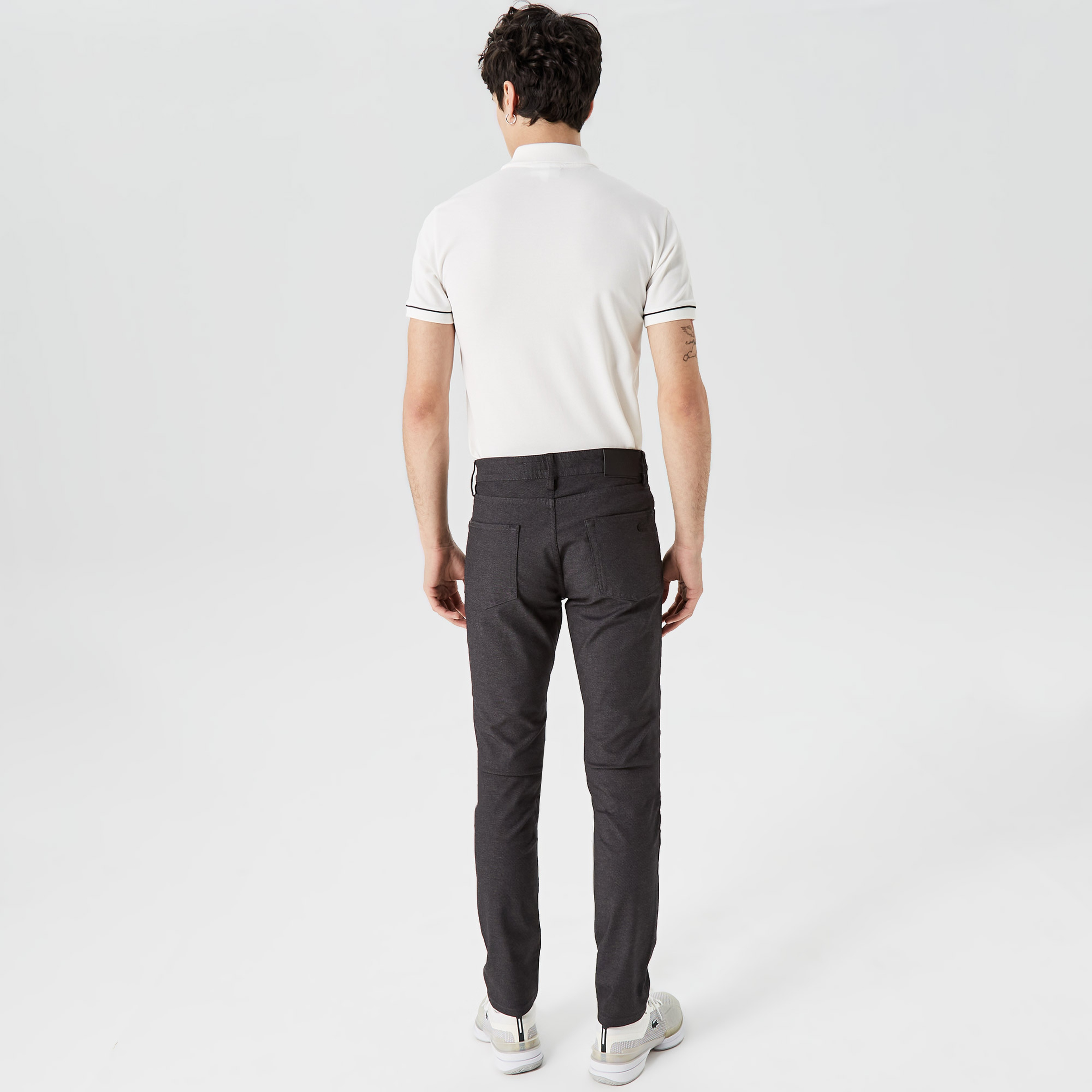 Erkek Slim Fit Siyah Pantolon