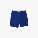 Lacoste SPORT Erkek Regular Fit Baskılı Lacivert Şort