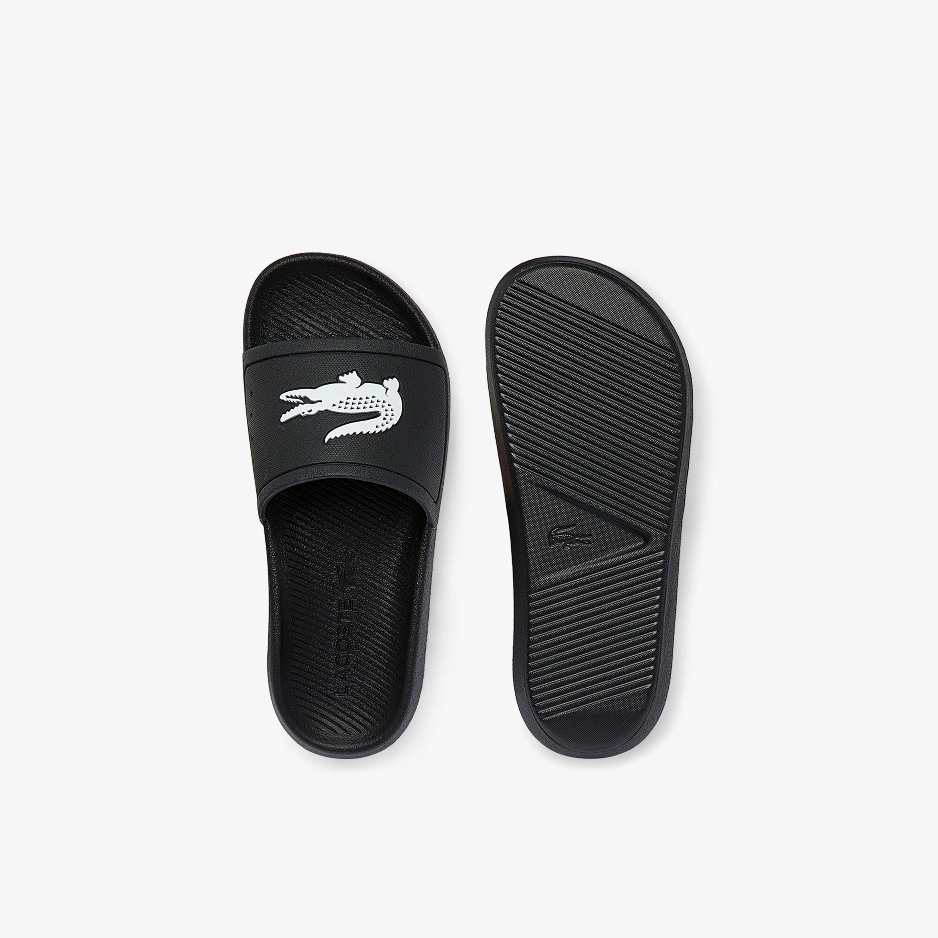 Lacoste Kadın Croco Siyah Terlik