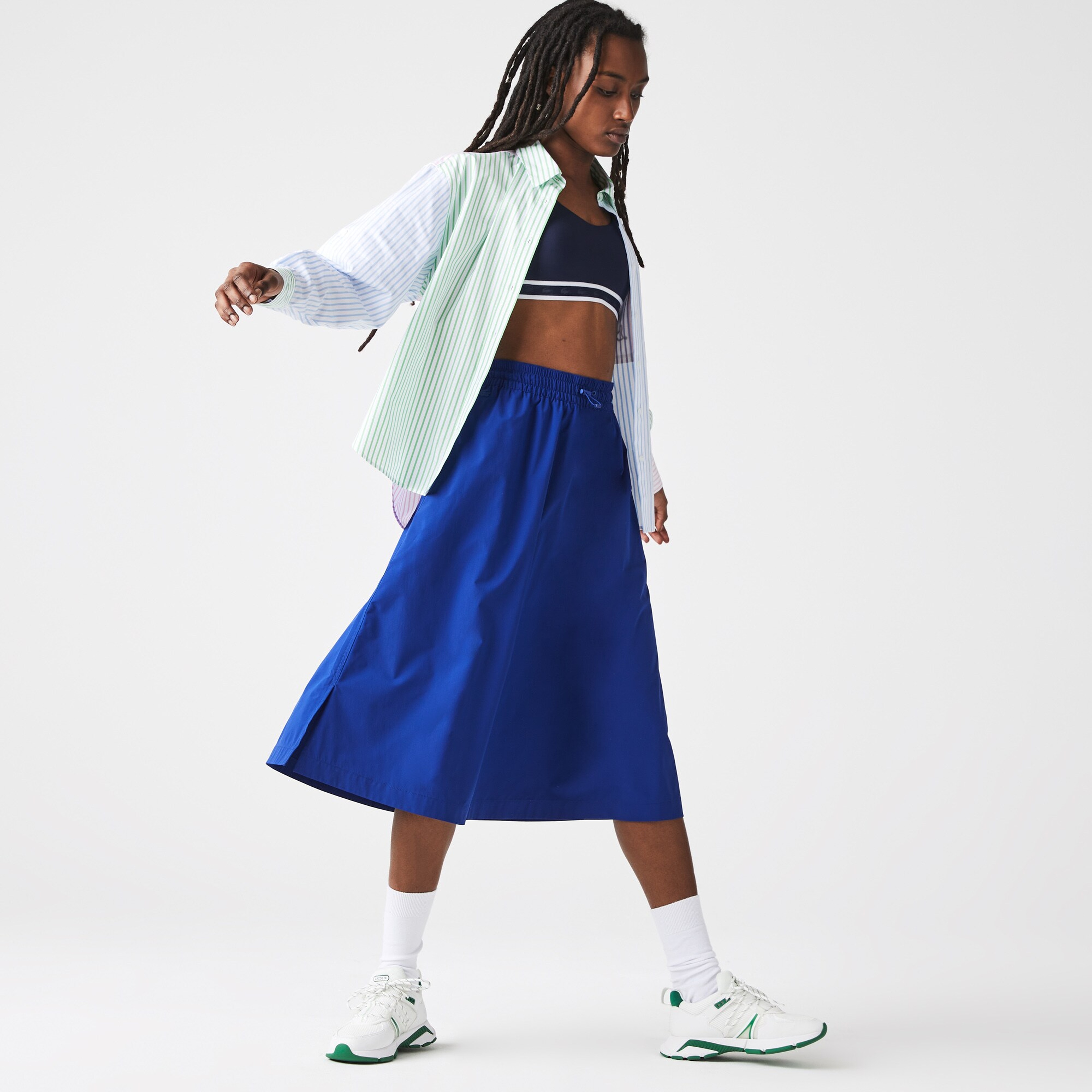 Lacoste Kadın Loose Fit Lacivert Etek