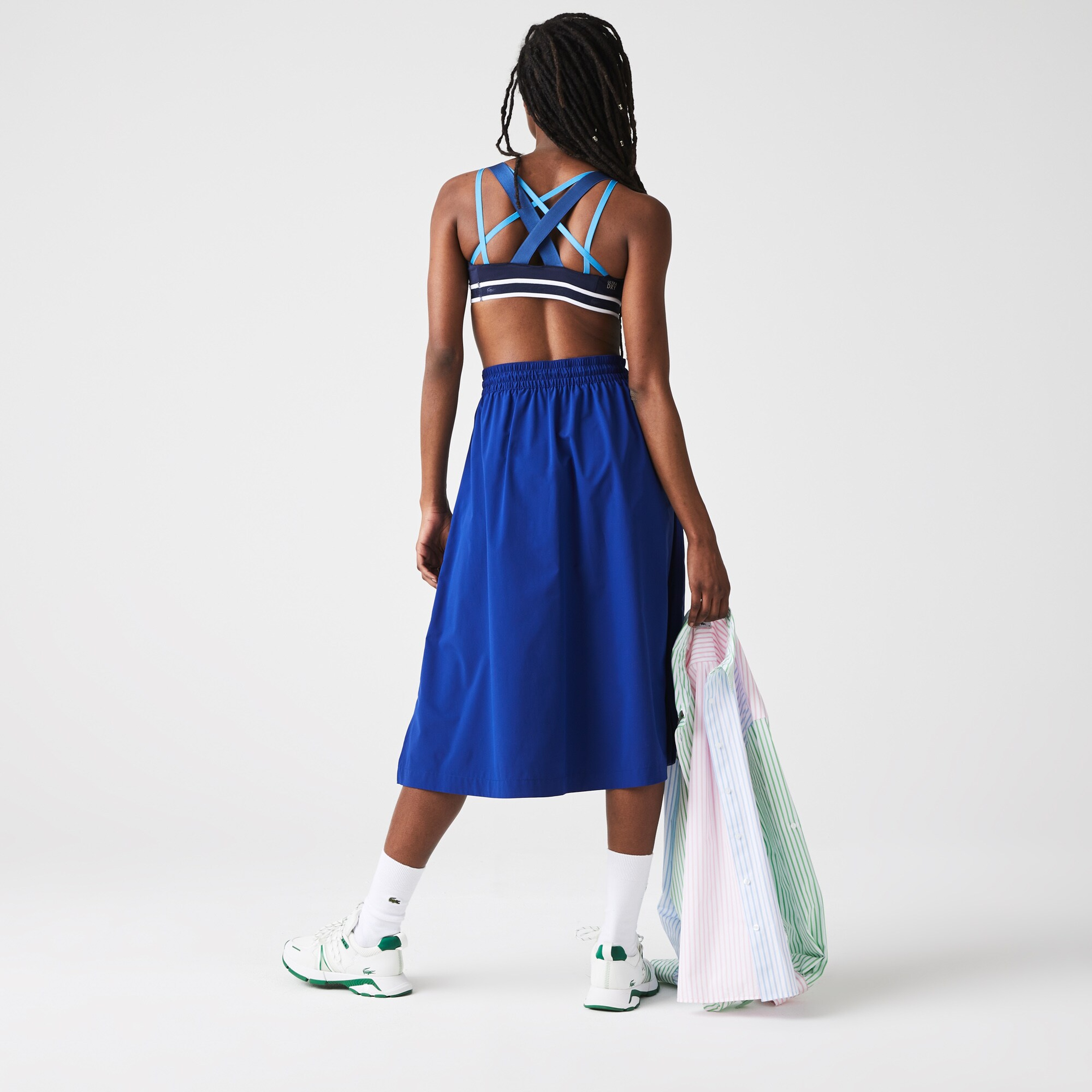 Lacoste Kadın Loose Fit Lacivert Etek