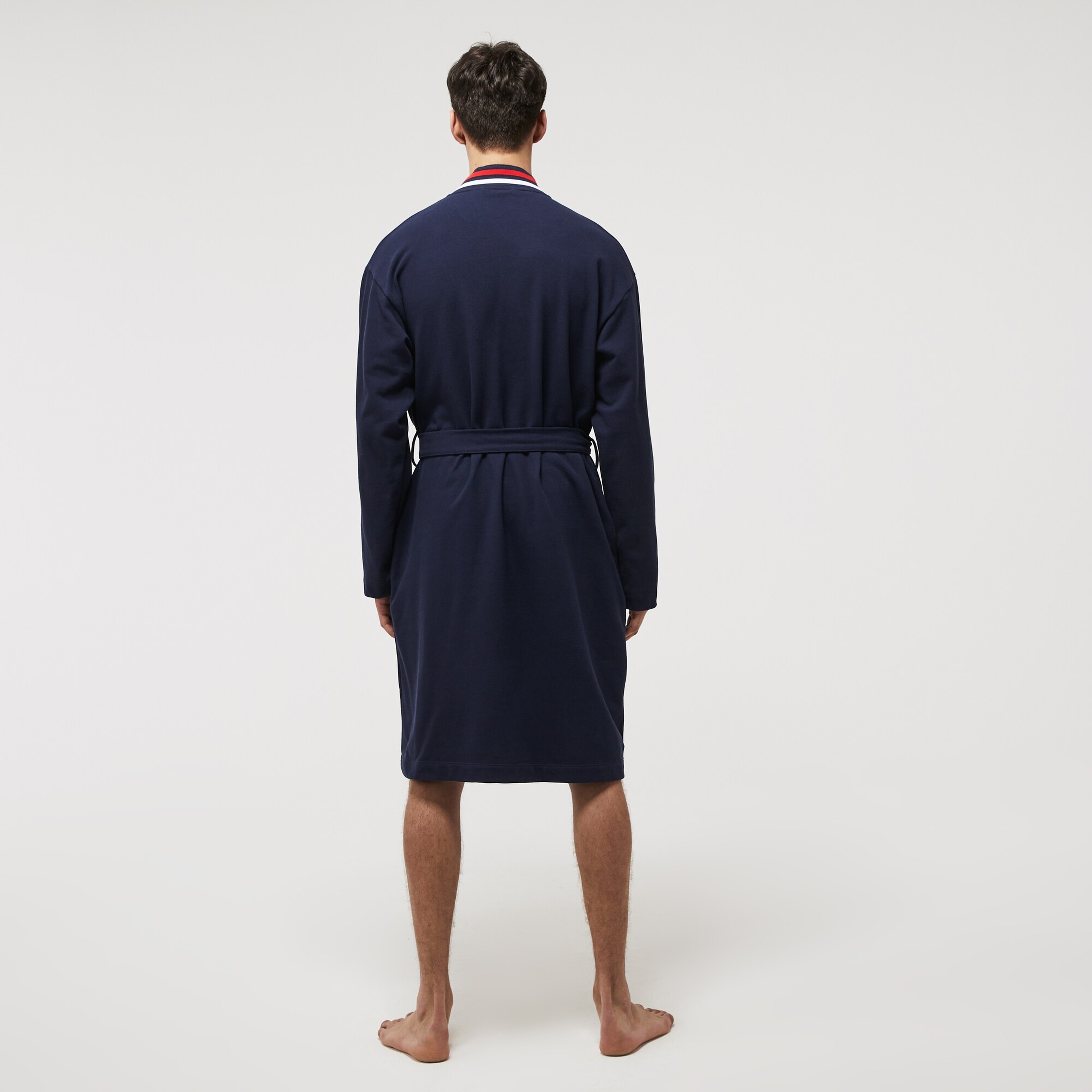 Lacoste Erkek Regular Fit Baskılı Lacivert Sabahlık