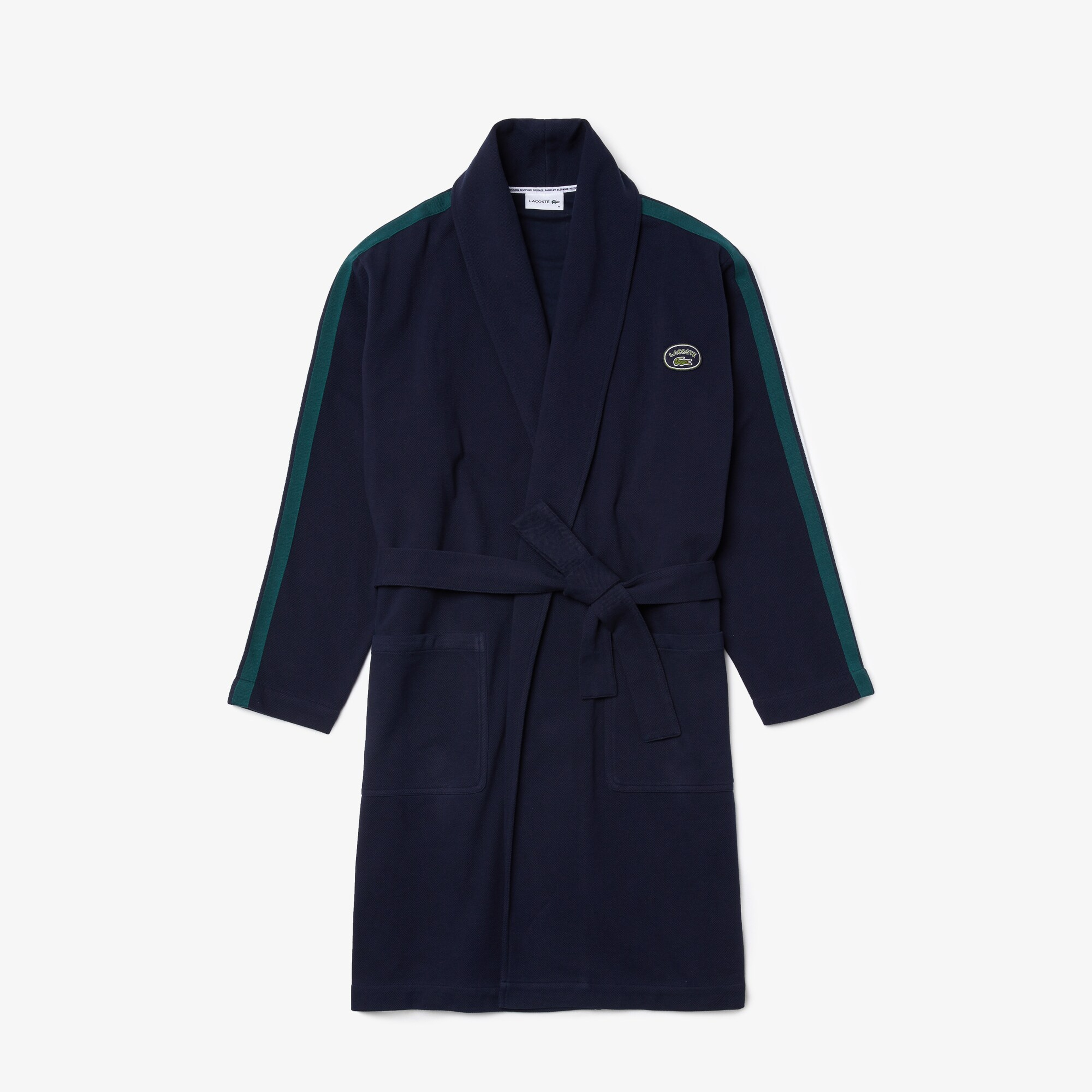 Lacoste Erkek Baskılı Lacivert Sabahlık