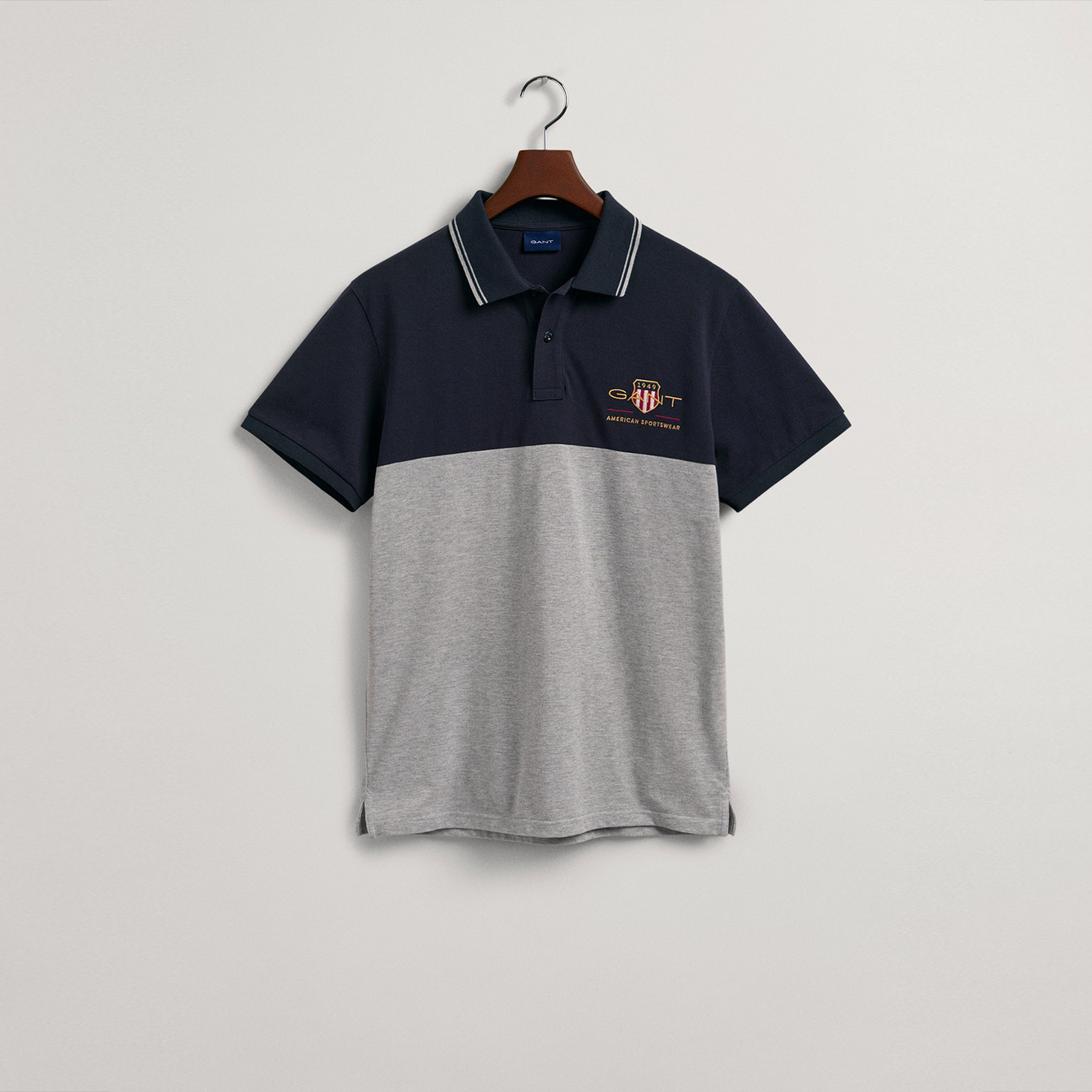 Gant Erkek Lacivert Regular Fit Logolu Polo