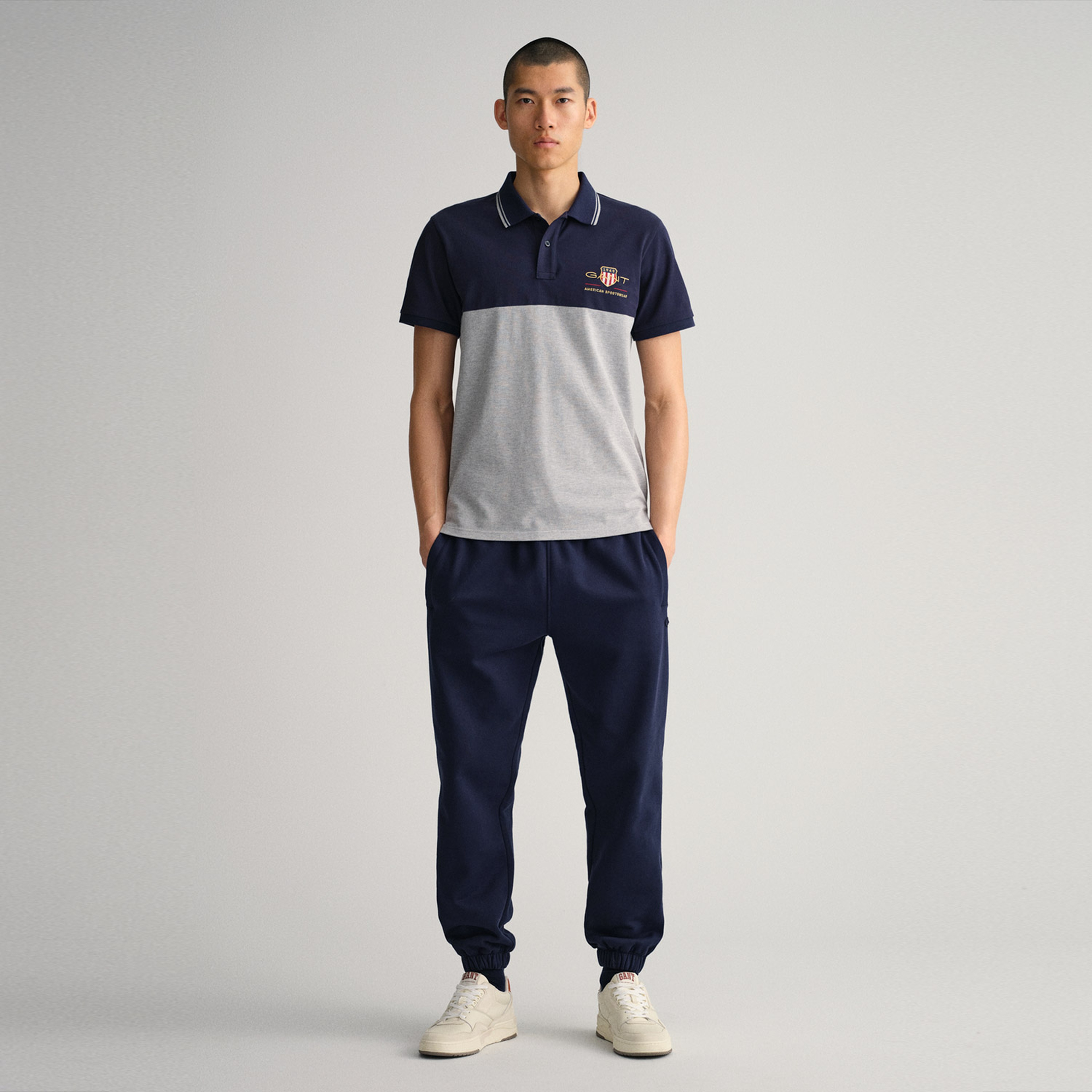 Gant Erkek Lacivert Regular Fit Logolu Polo