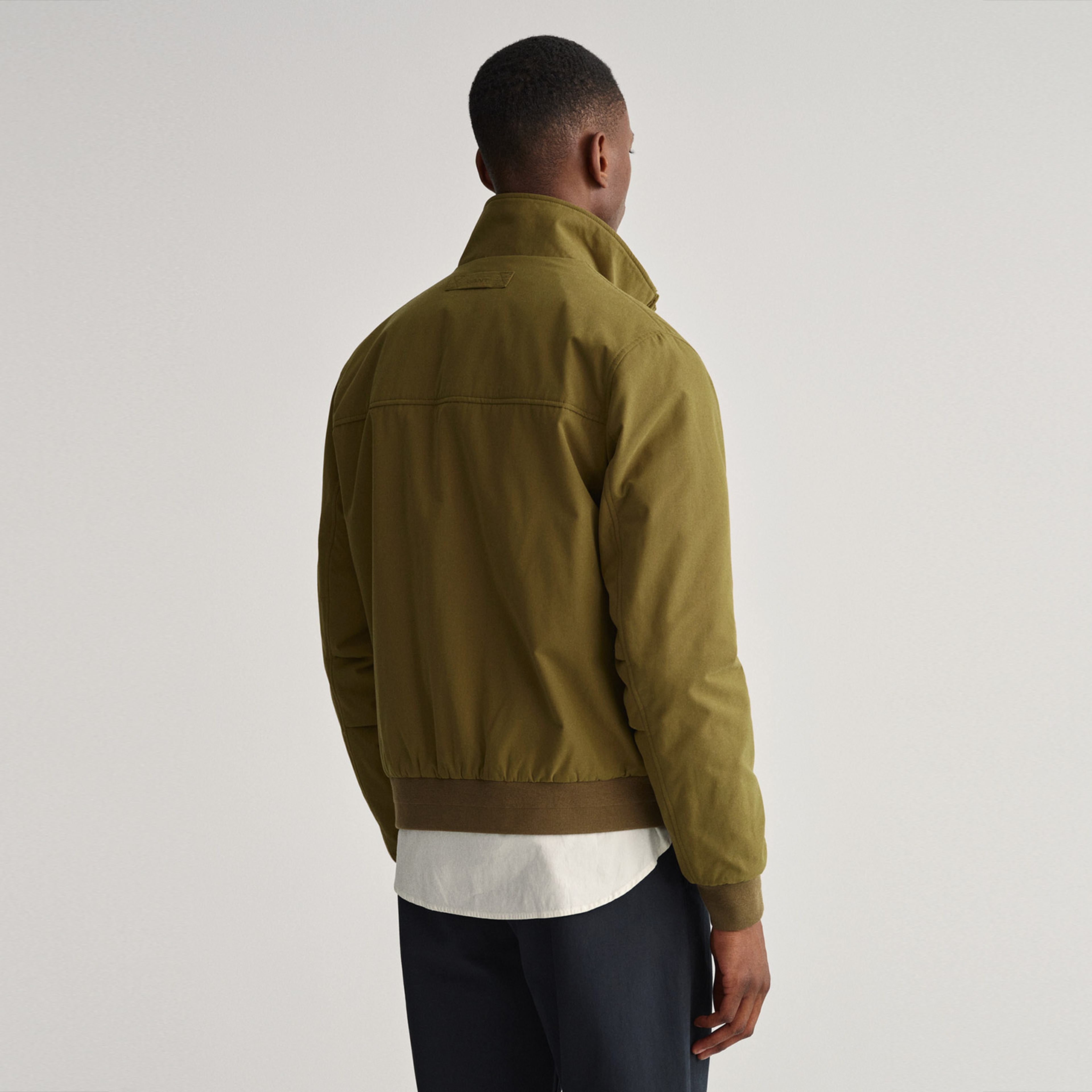 Gant Erkek Yeşil Regular Fit Fermuarlı Mont
