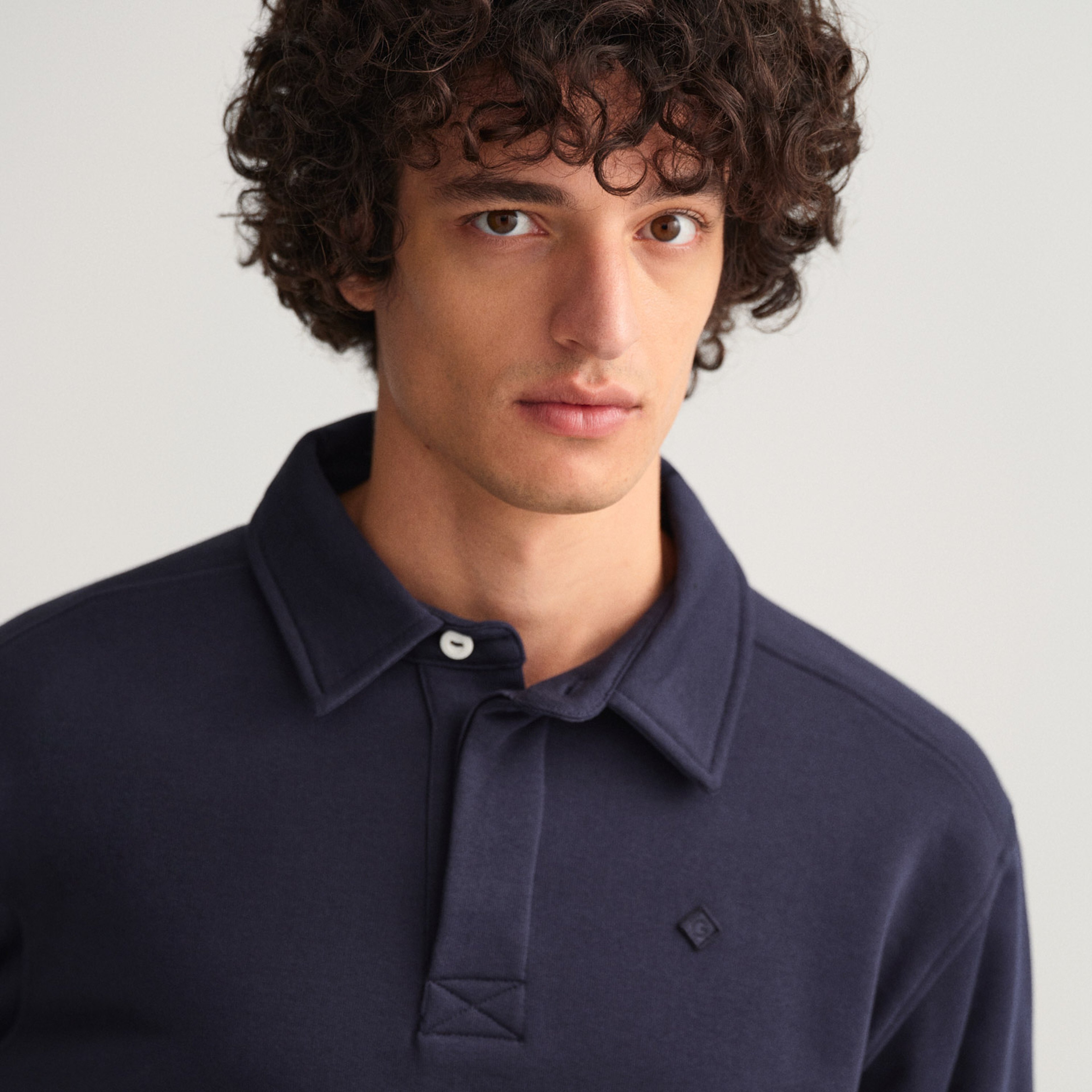 Gant Erkek Lacivert Relaxed Fit Rugby