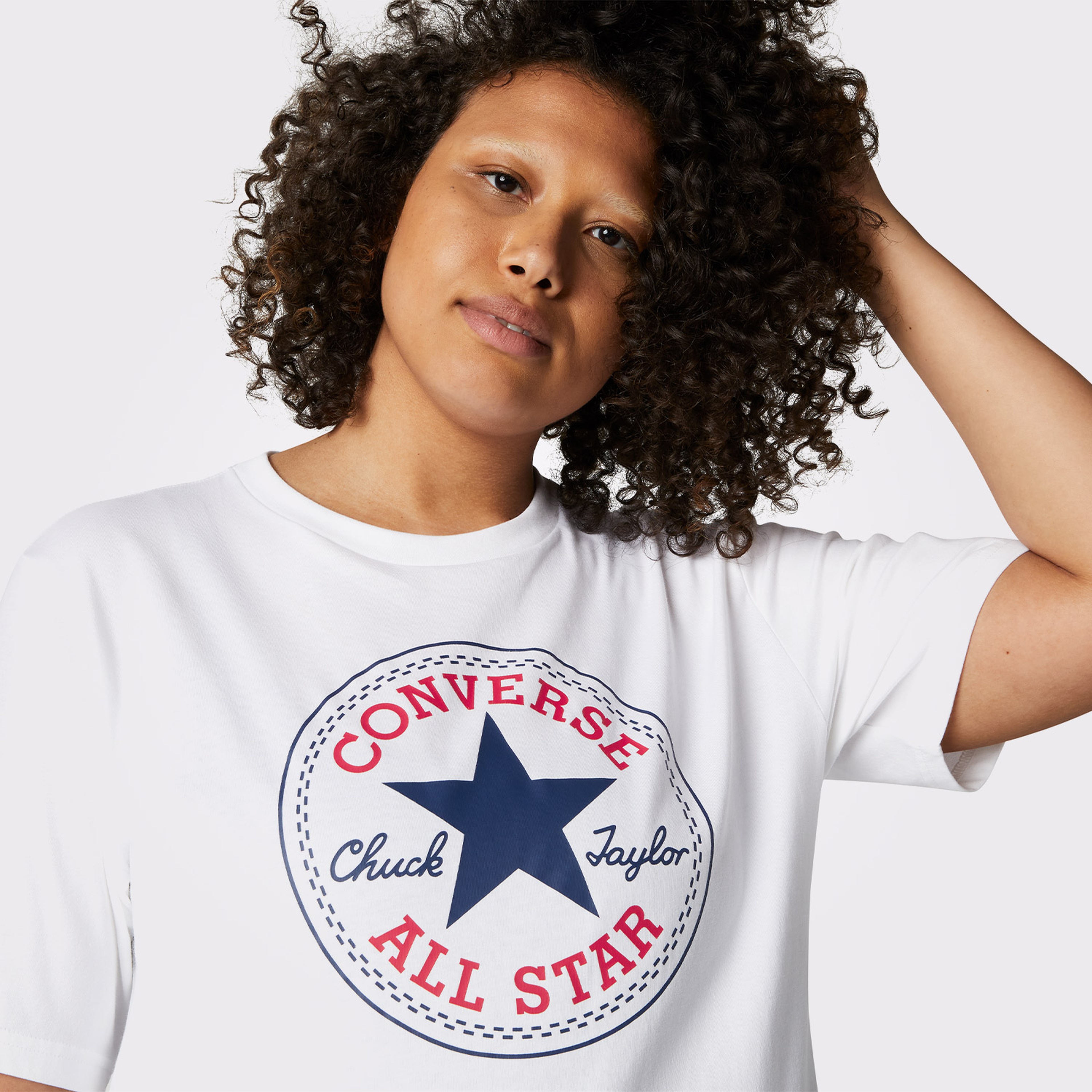 Converse Go-To Chuck Taylor Classic Unisex Beyaz T-Shirt