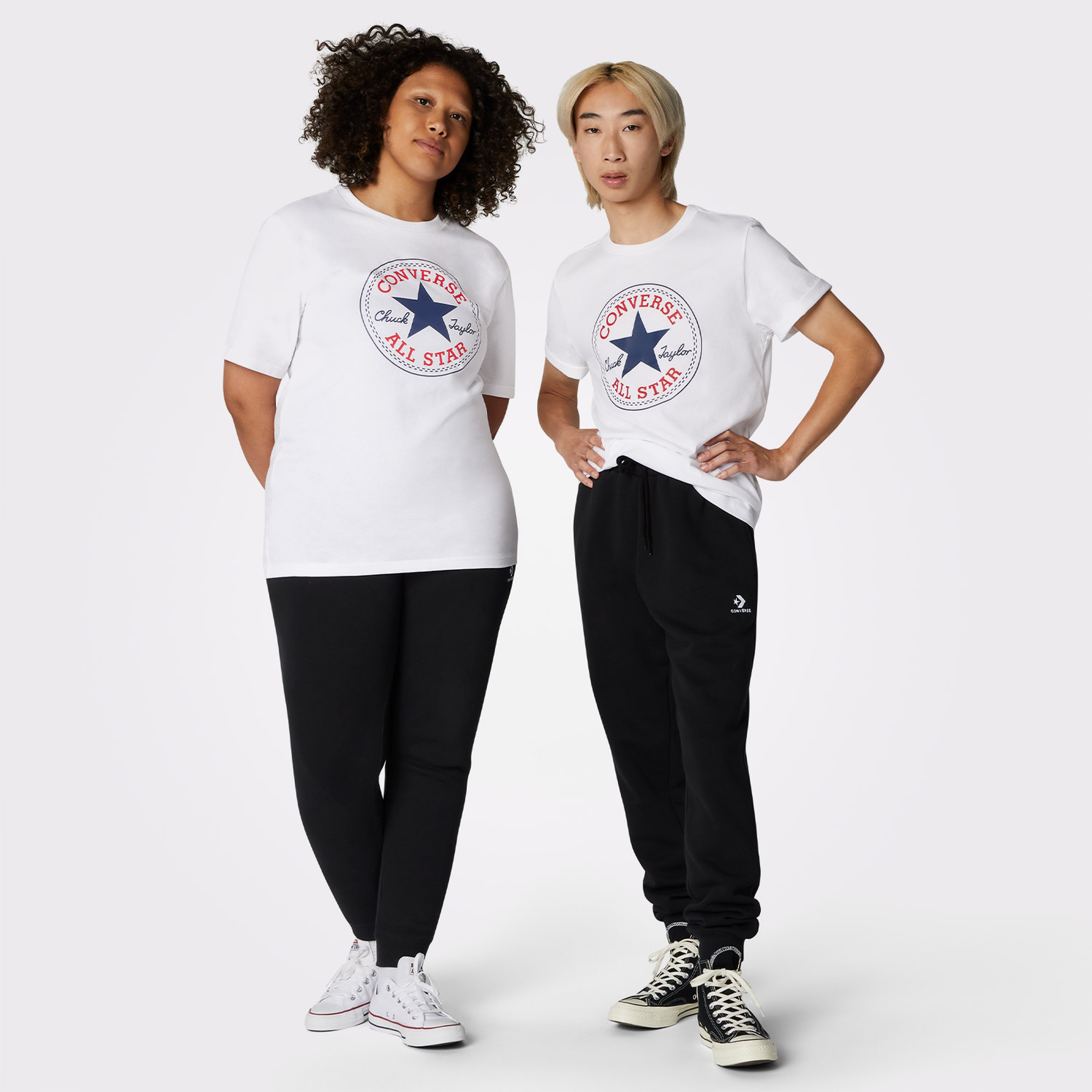 Converse Go-To Chuck Taylor Classic Unisex Beyaz T-Shirt
