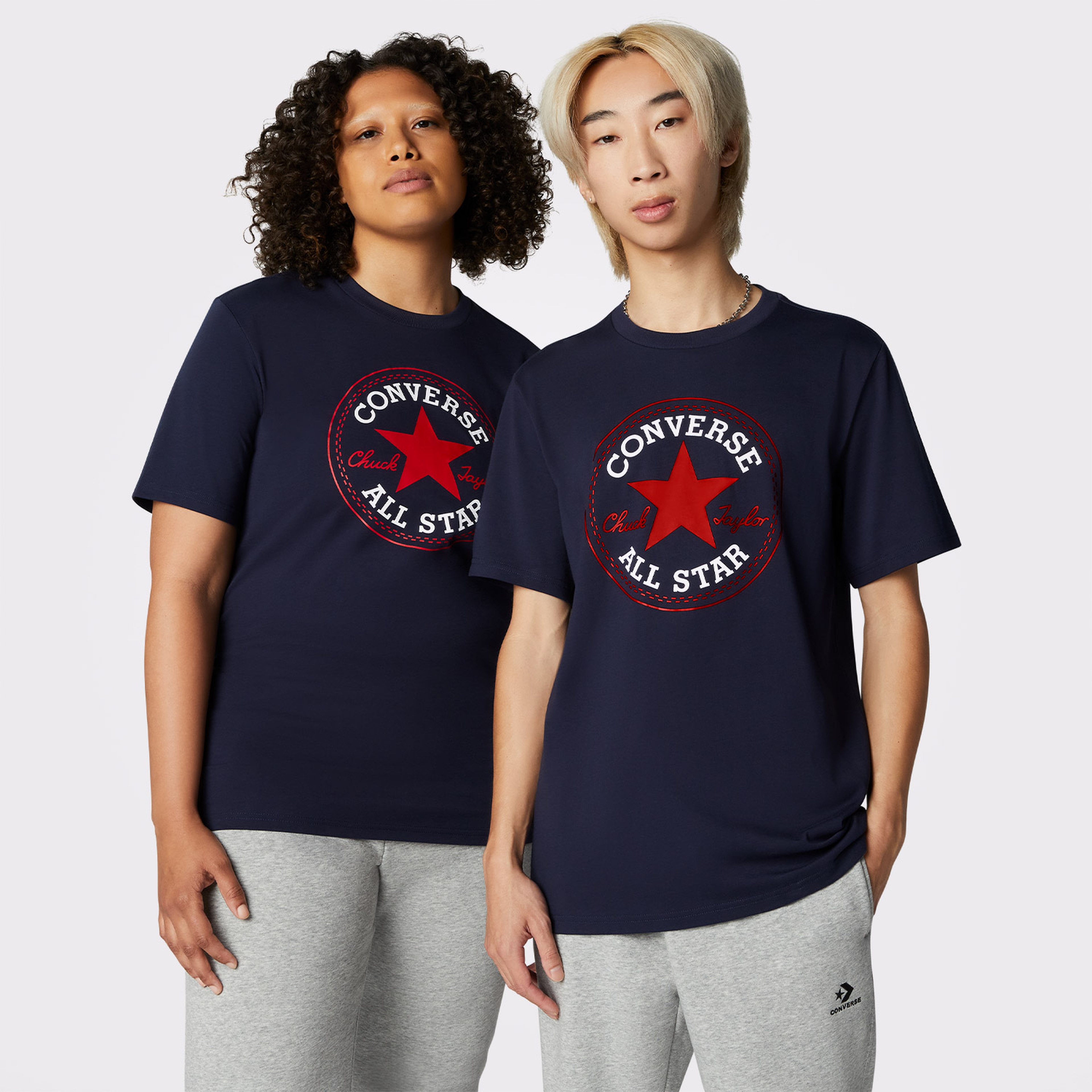 Converse Go-To Chuck Taylor Classic Unisex Lacivert T-Shirt
