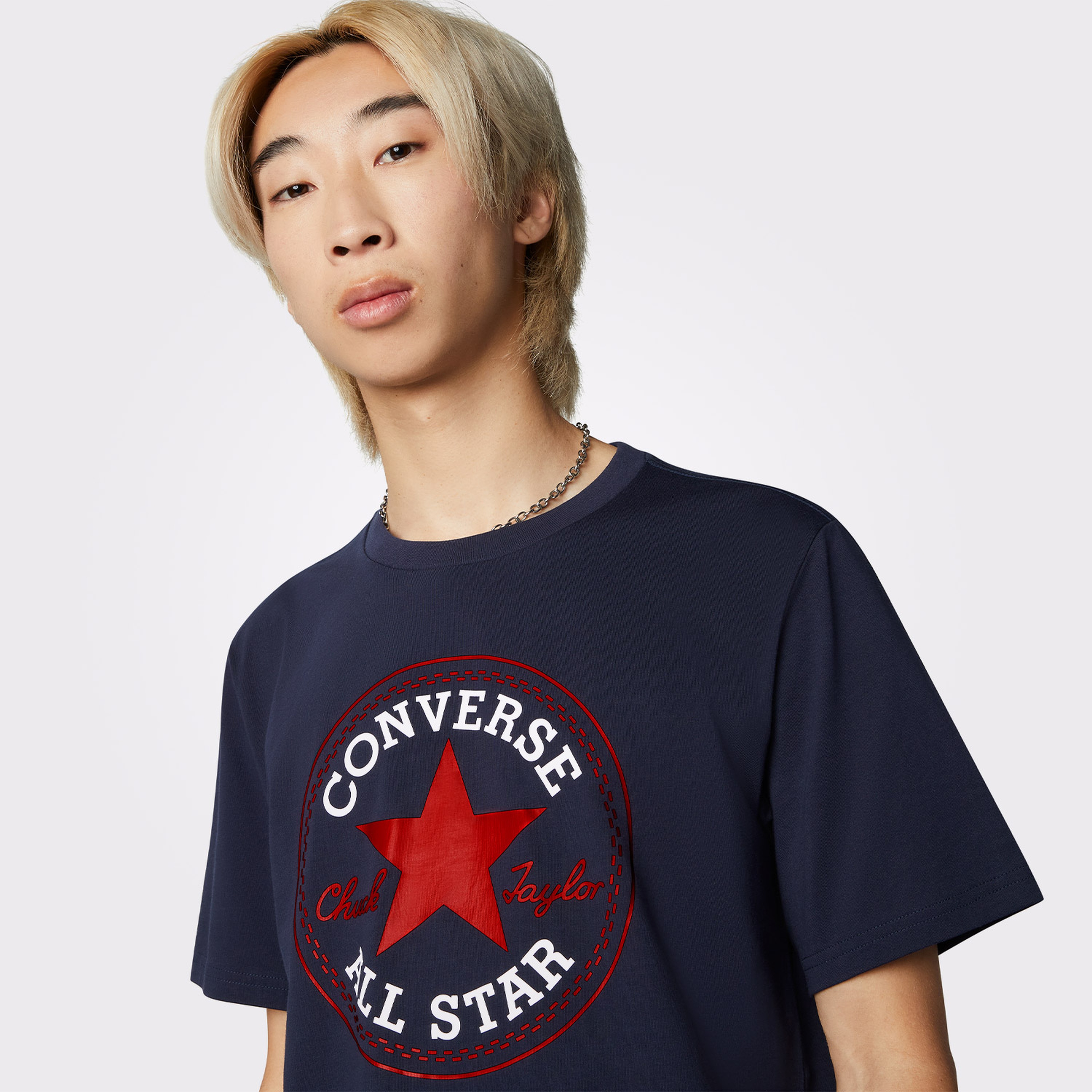 Converse Go-To Chuck Taylor Classic Unisex Lacivert T-Shirt