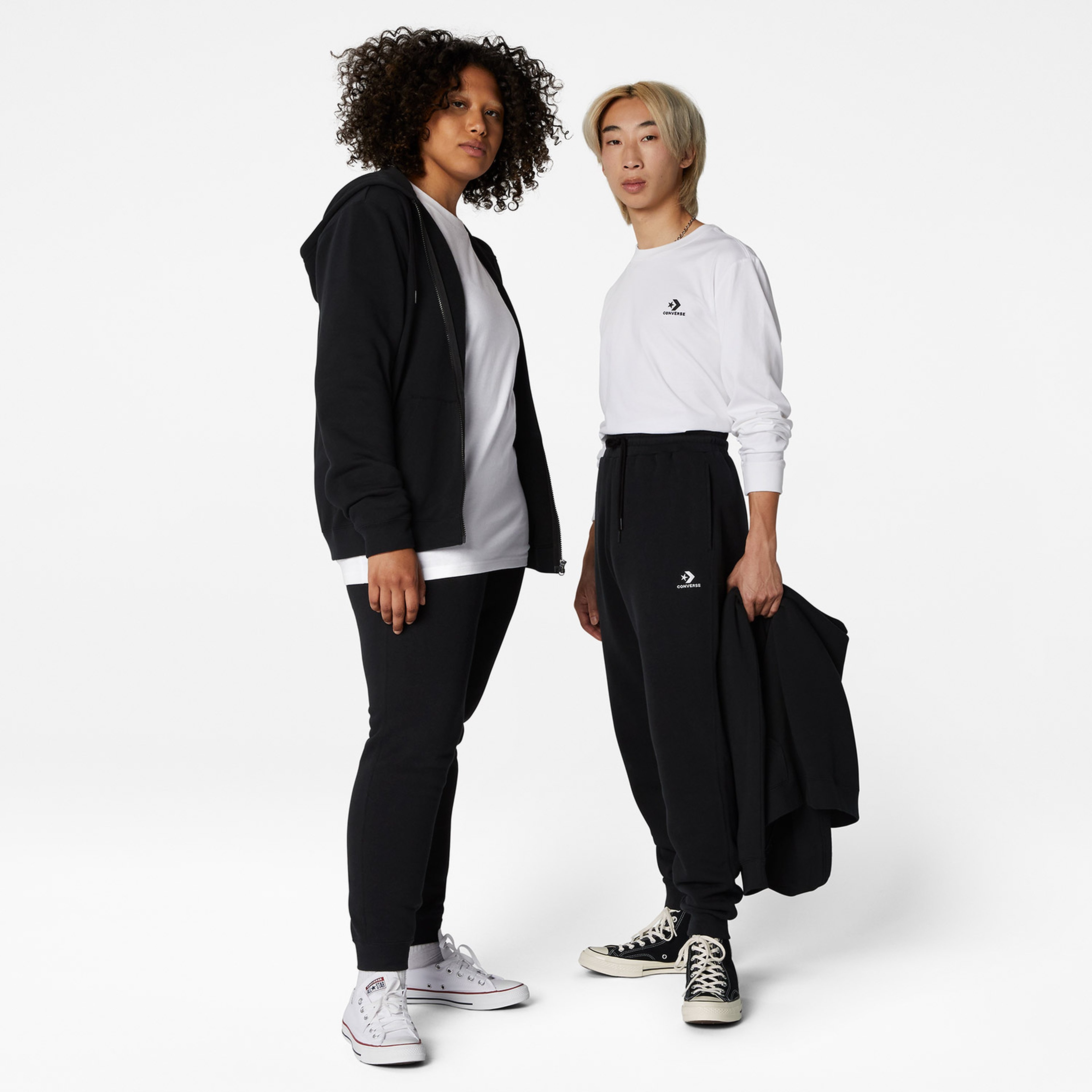 Converse Classic Unisex Siyah Eşofman Altı