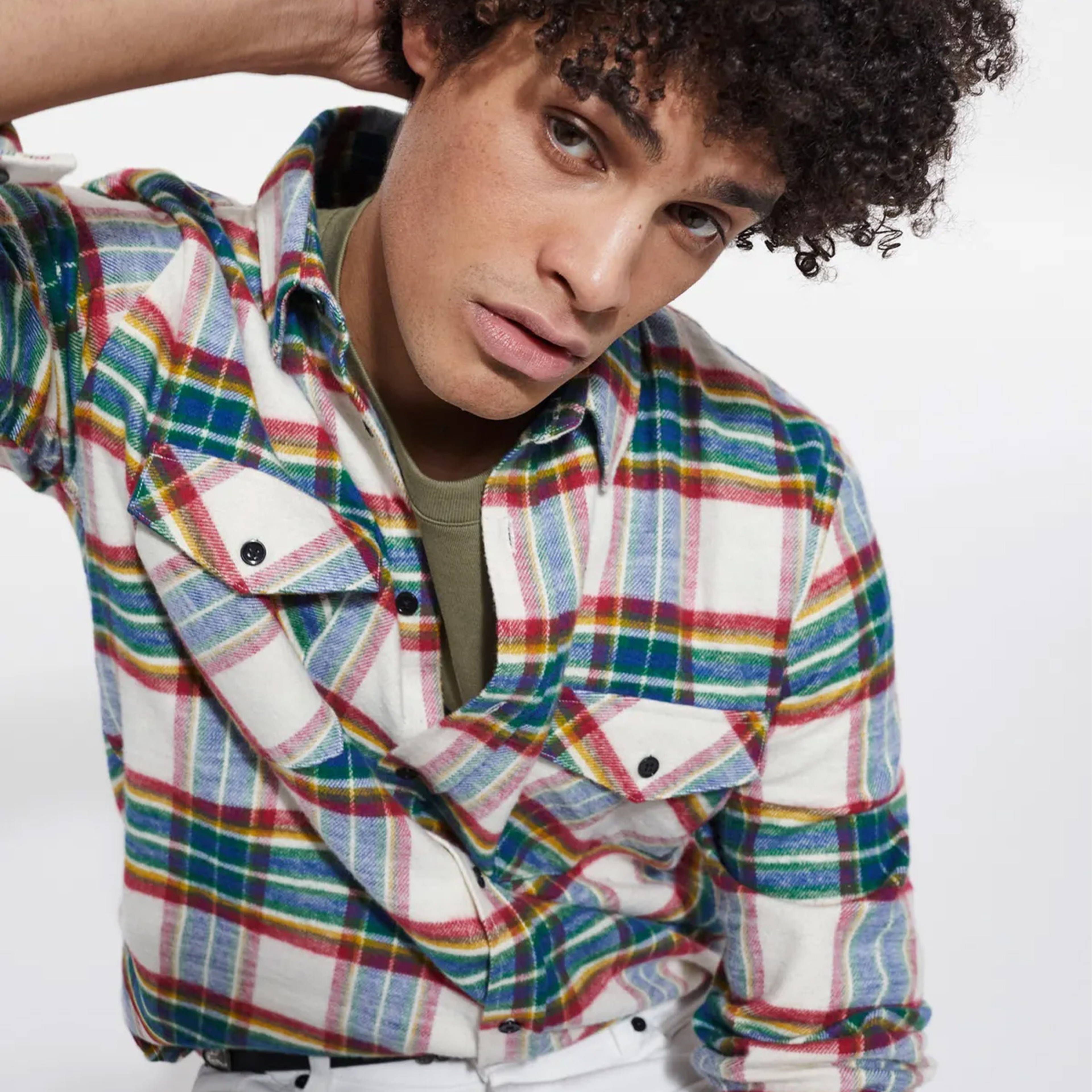 ERKEK EKOSELİ KREM GÖMLEK