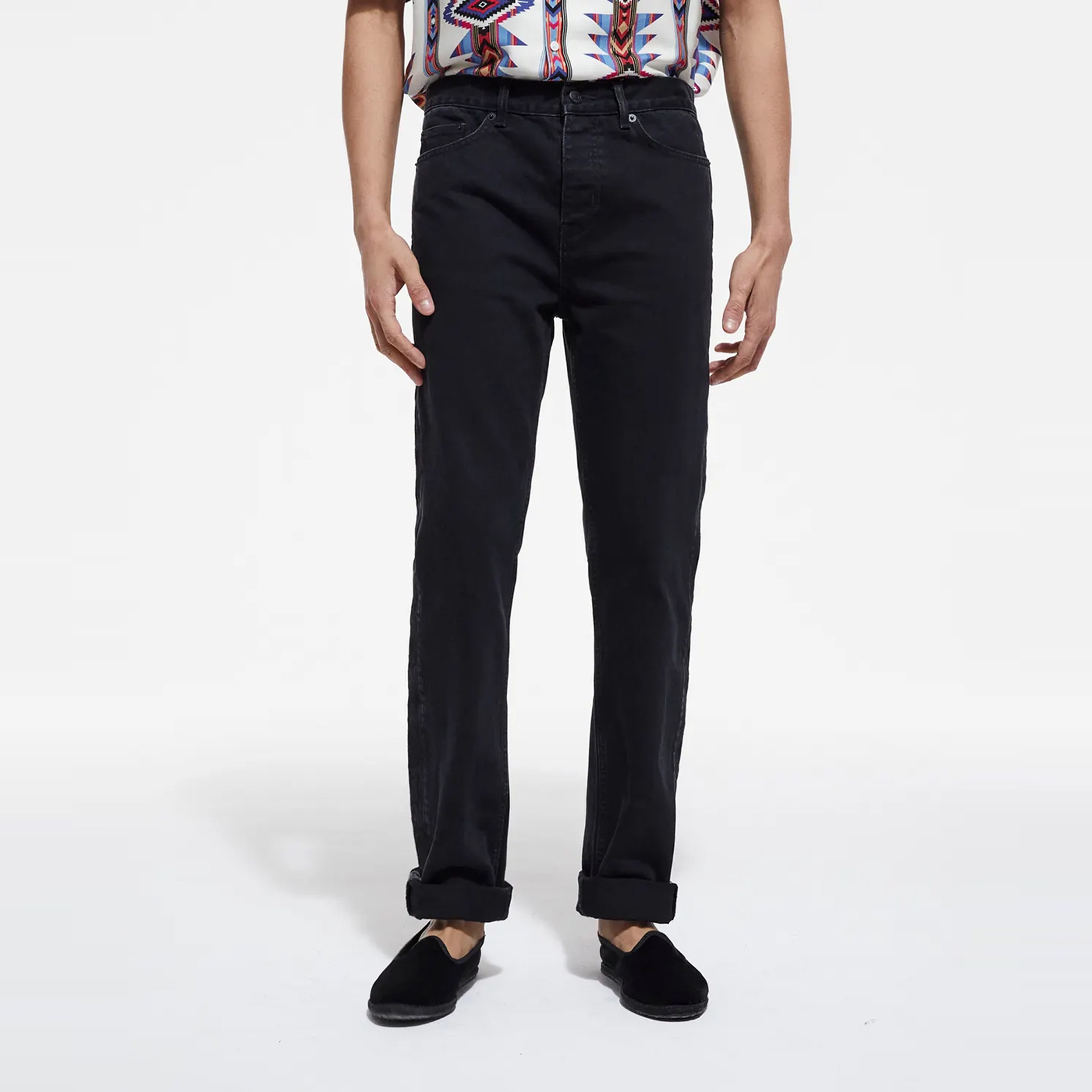 ERKEK SİYAH KOT PANTOLON