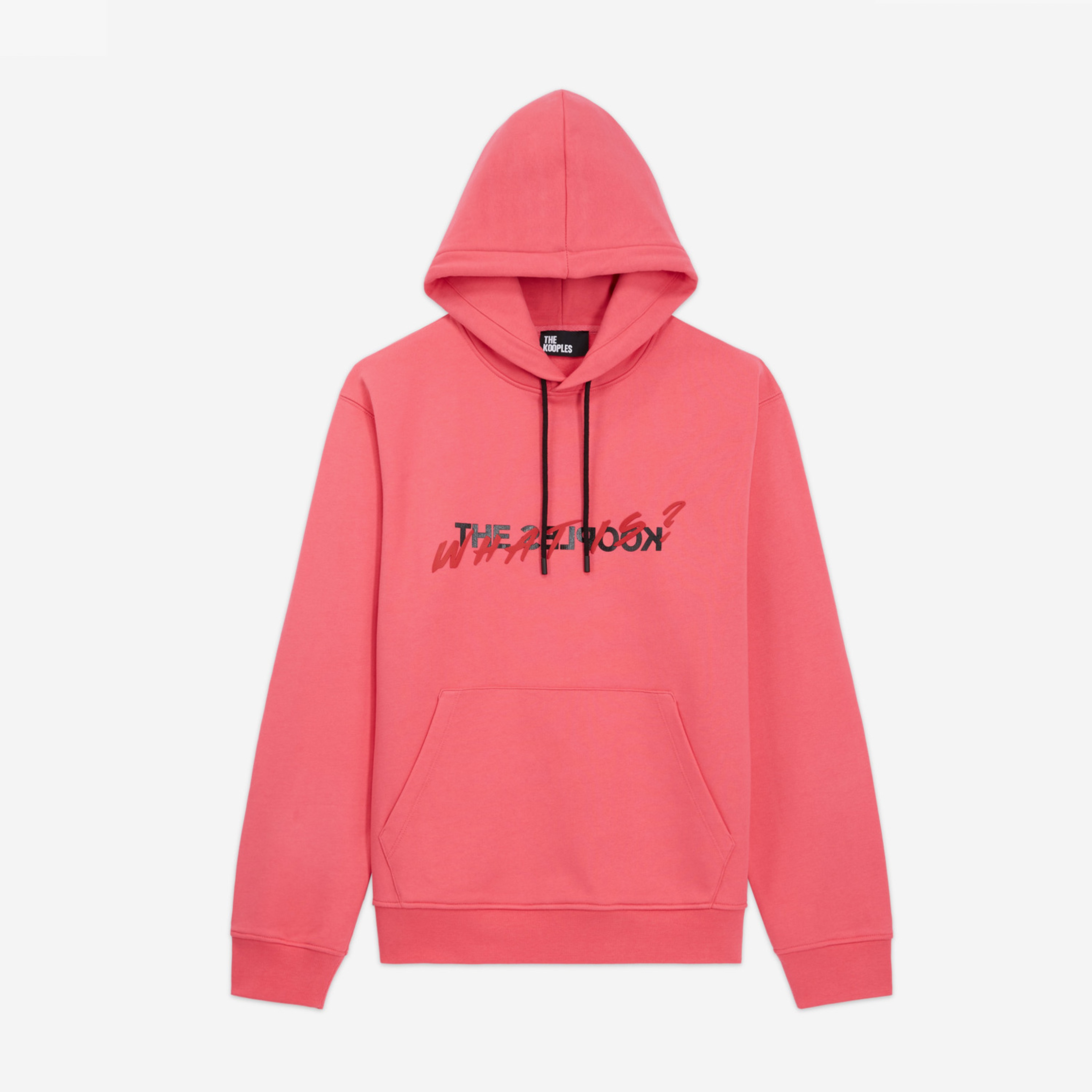 ERKEK BASKILI PEMBE SWEATSHIRT