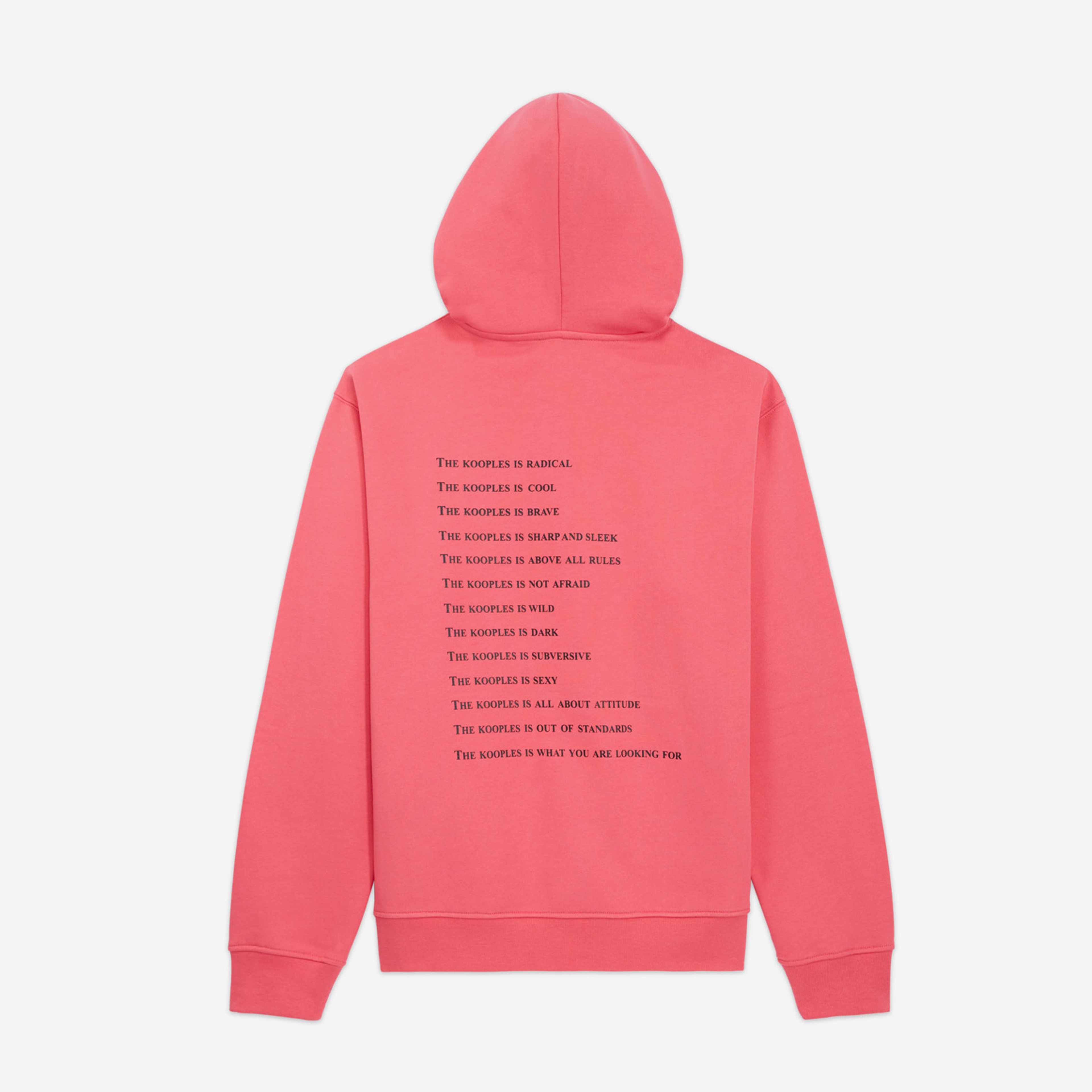 ERKEK BASKILI PEMBE SWEATSHIRT