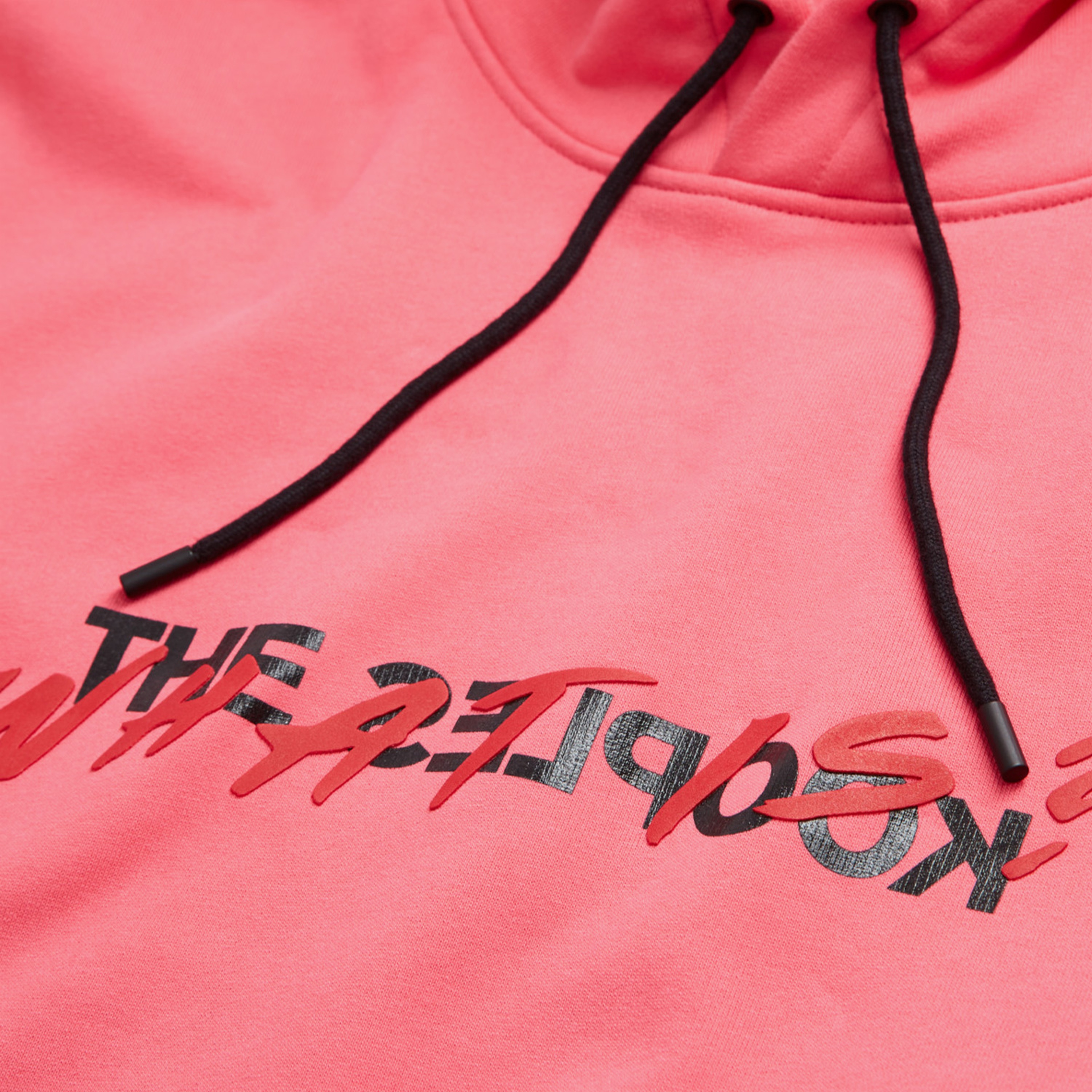 ERKEK BASKILI PEMBE SWEATSHIRT