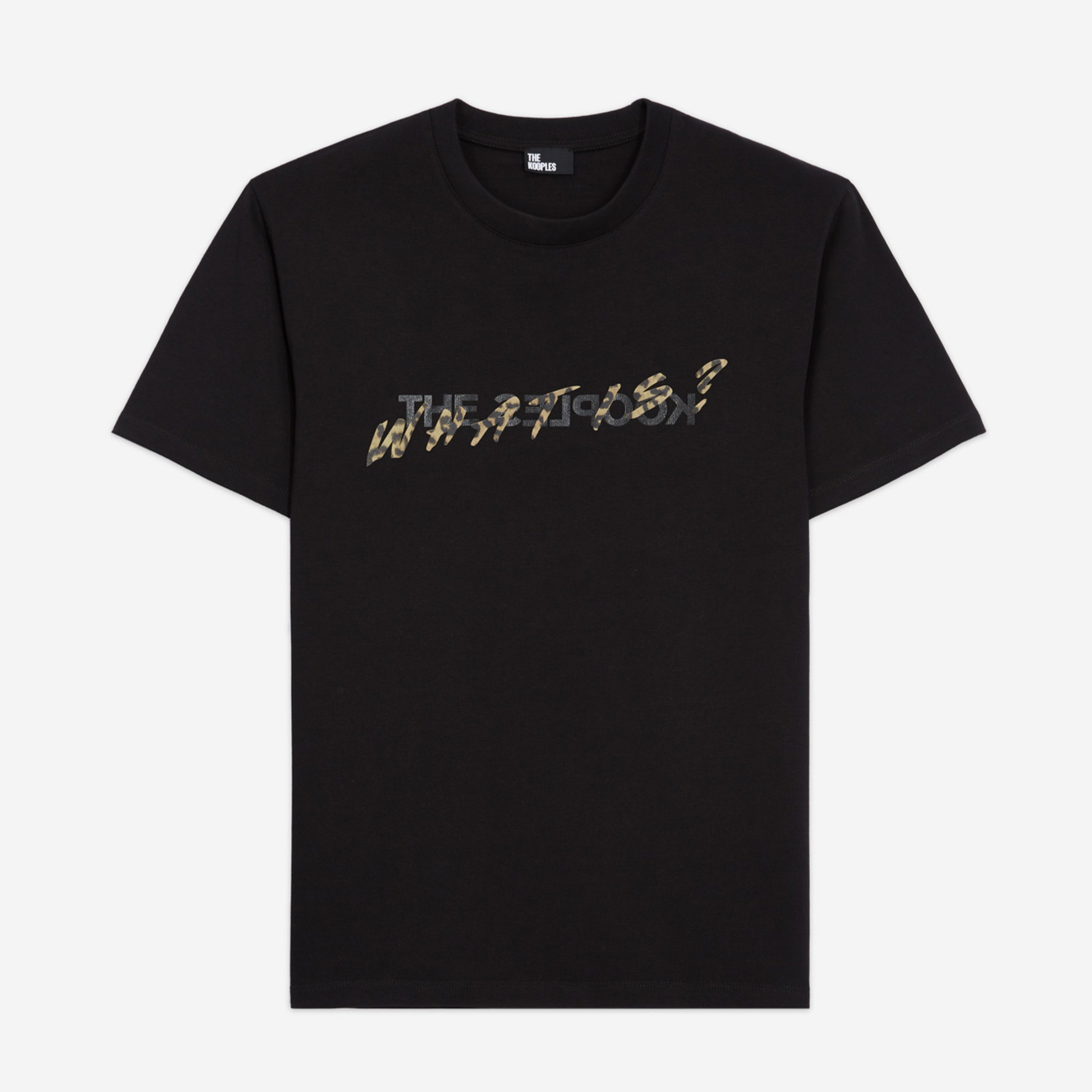 The Kooples What Is Erkek Siyah T-Shirt