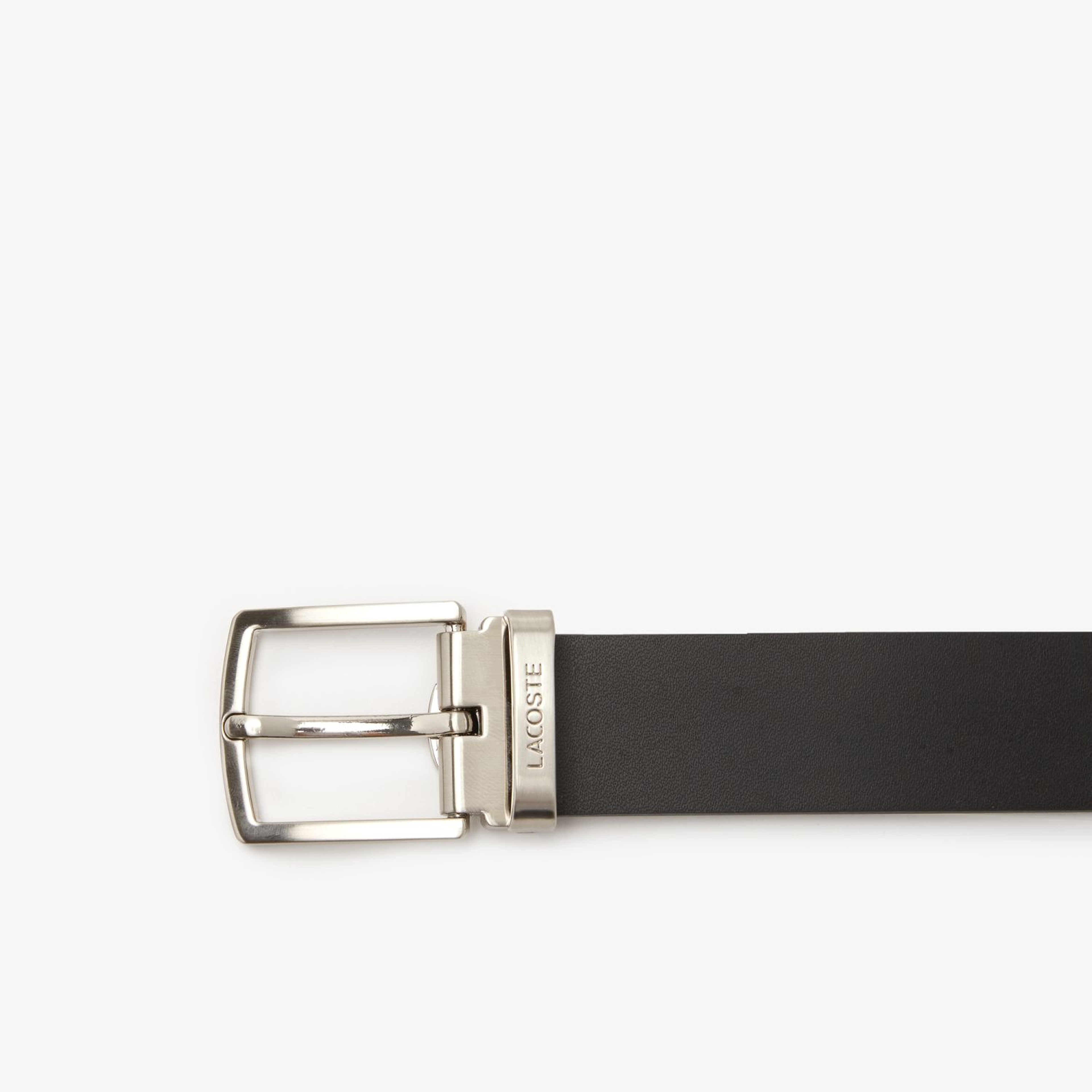 Lacoste Elegance Erkek Deri Siyah Kemer