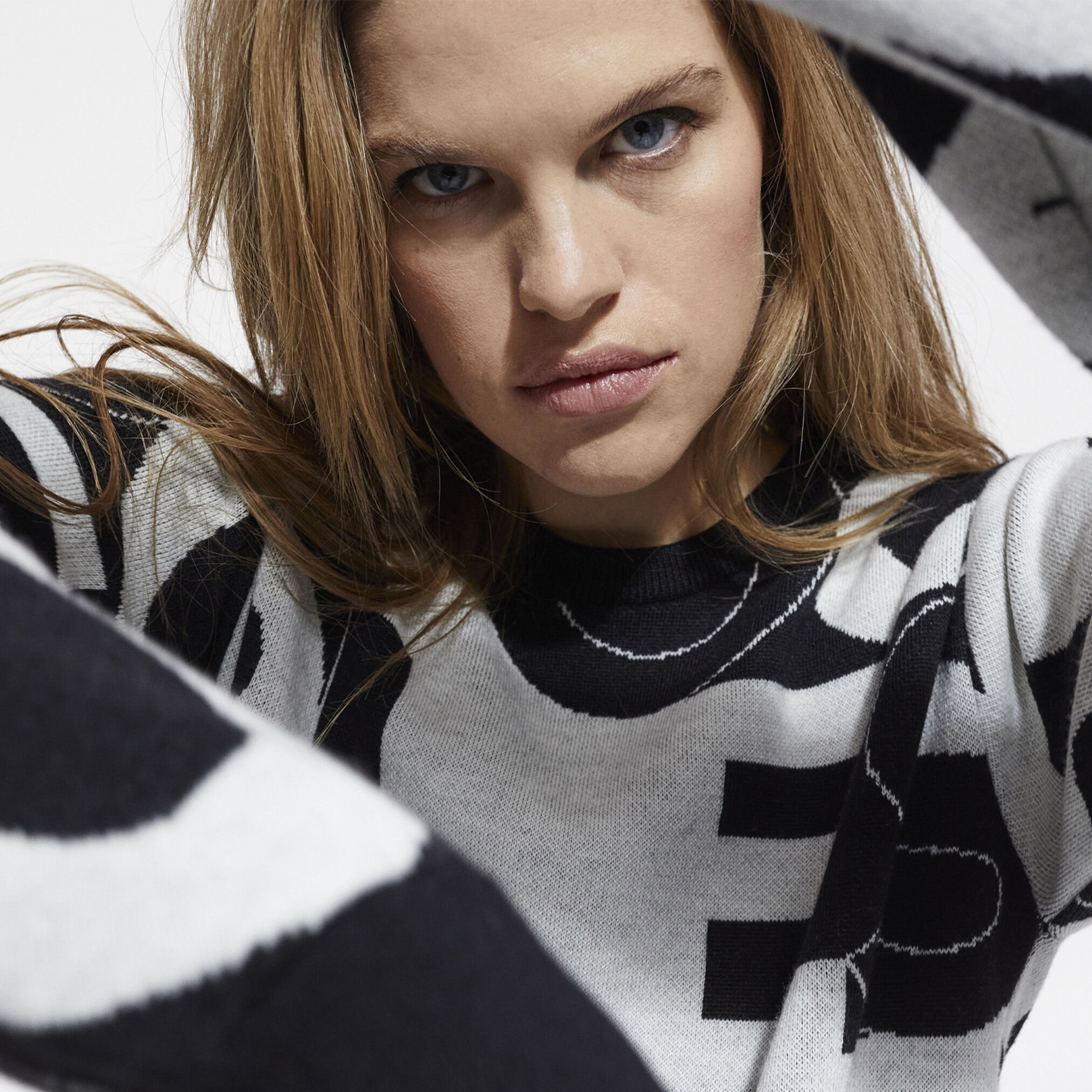 The Kooples Logomania Kadın Siyah Kazak