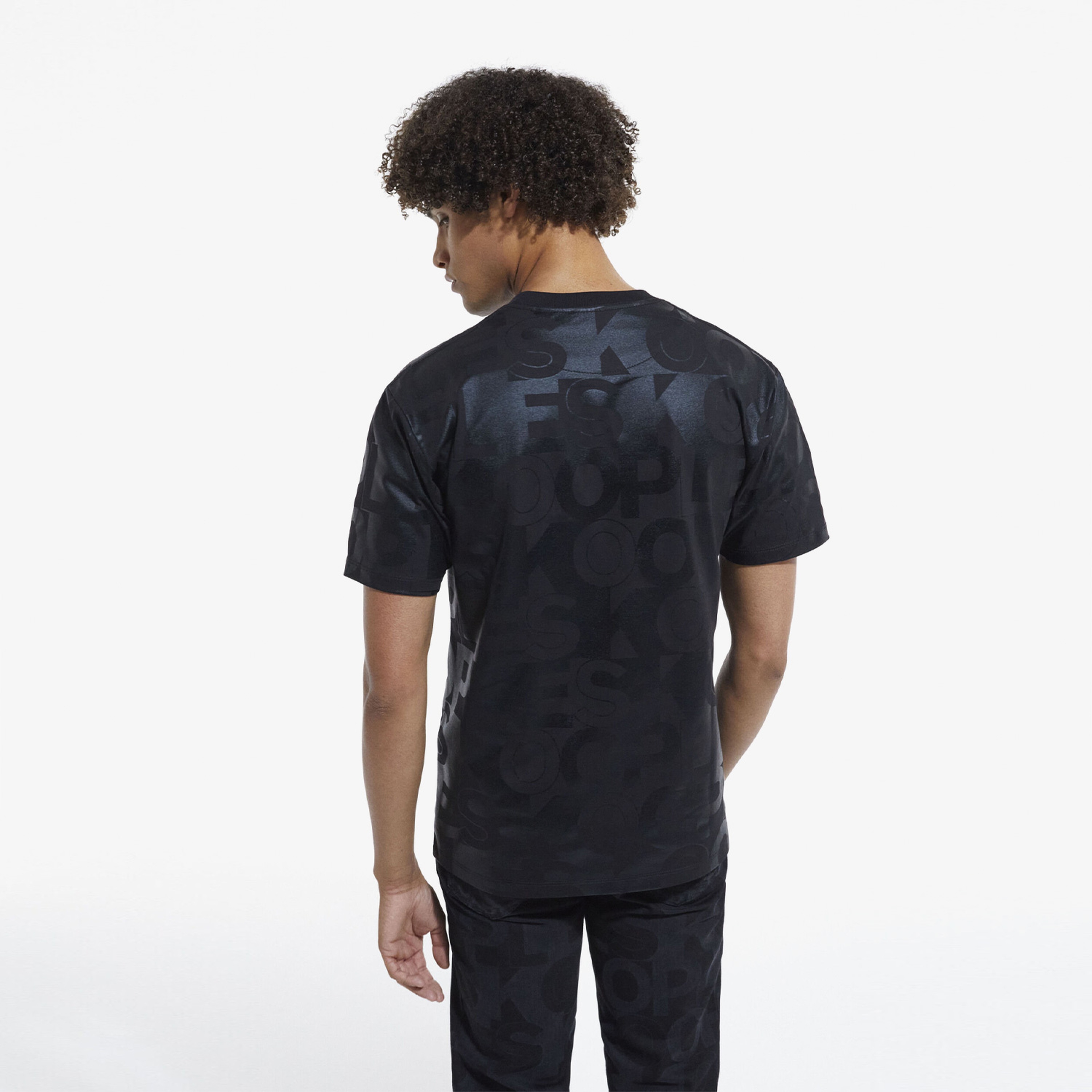 The Kooples Logomania Erkek Siyah T-Shirt