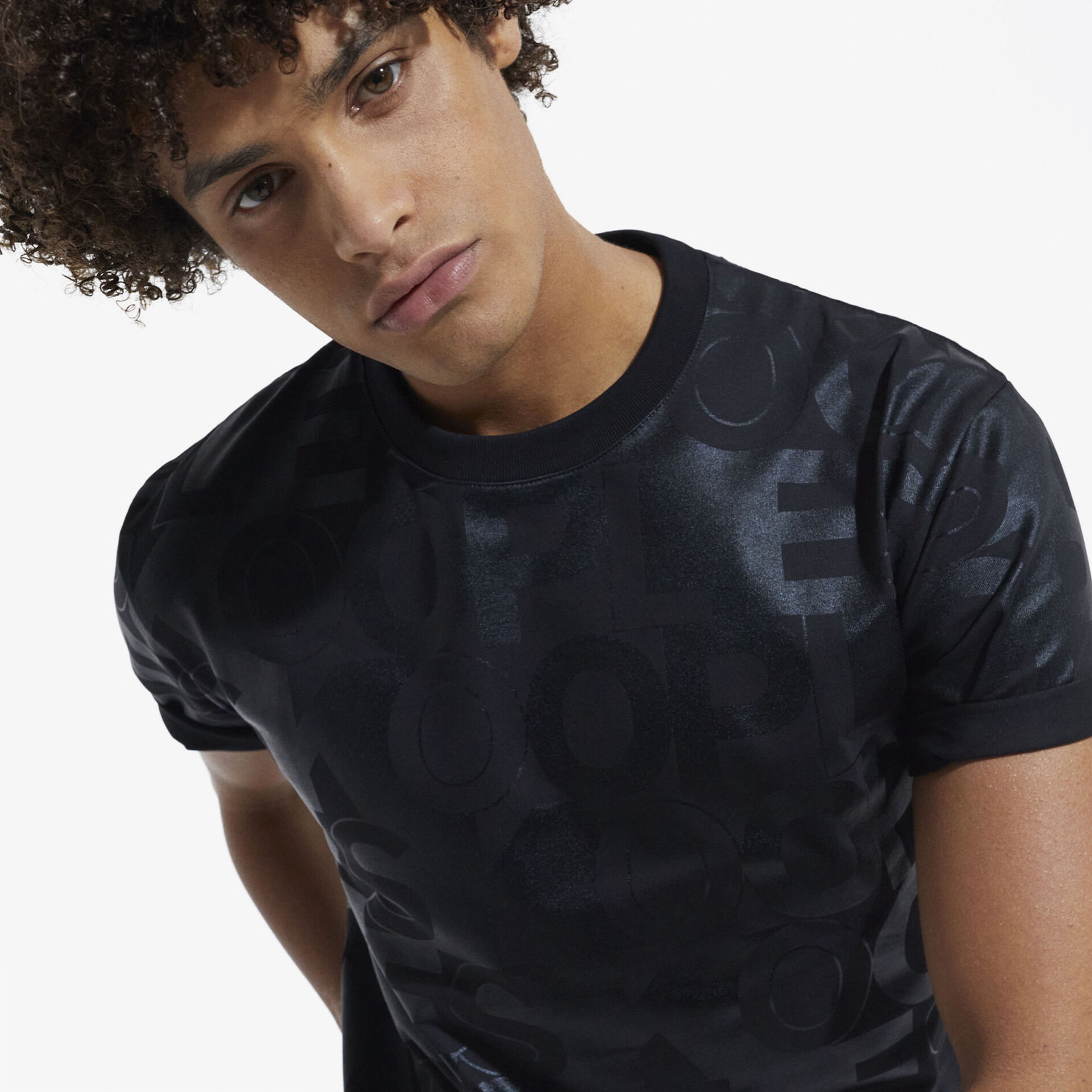 The Kooples Logomania Erkek Siyah T-Shirt