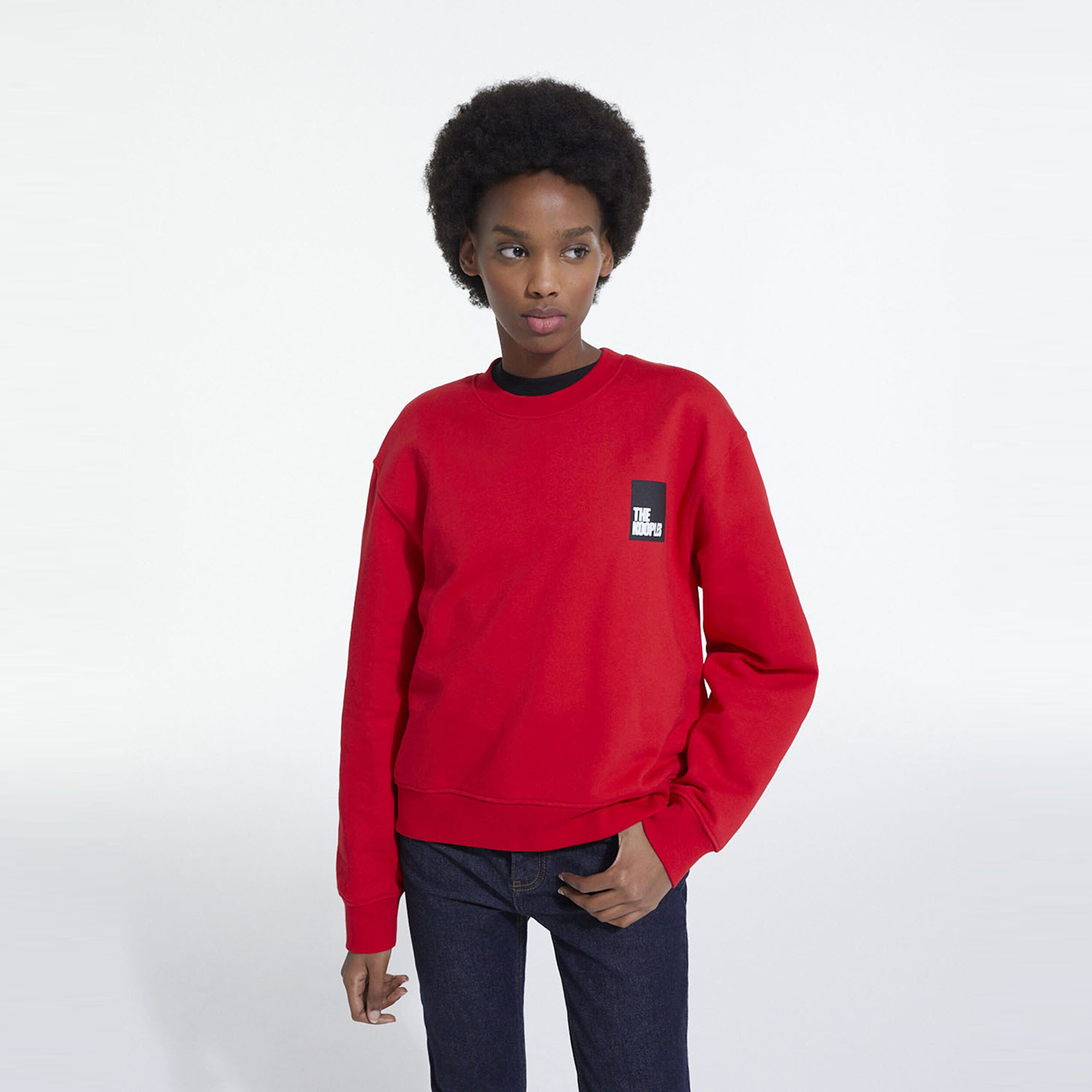 KADIN KIRMIZI SWEATSHIRT