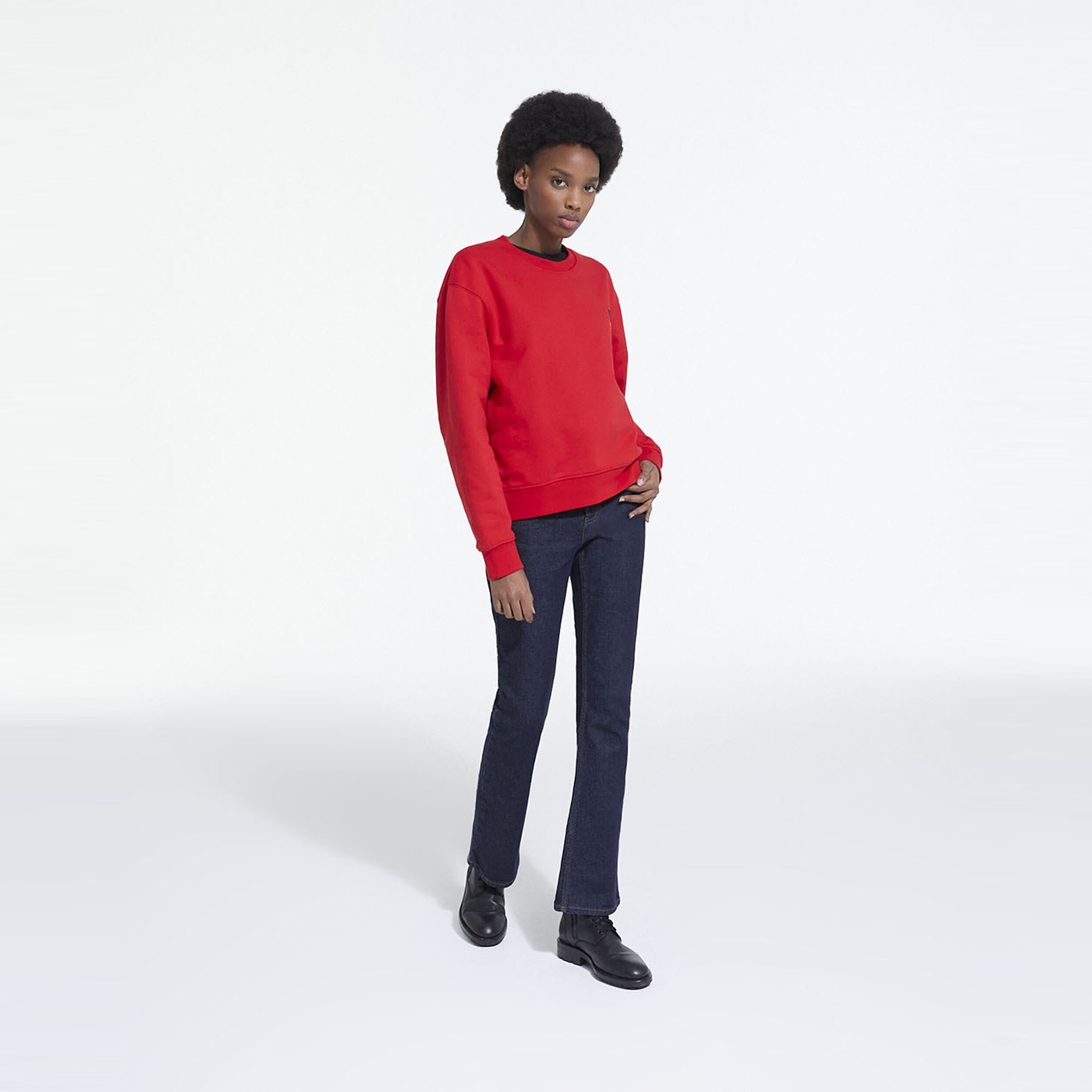 KADIN KIRMIZI SWEATSHIRT