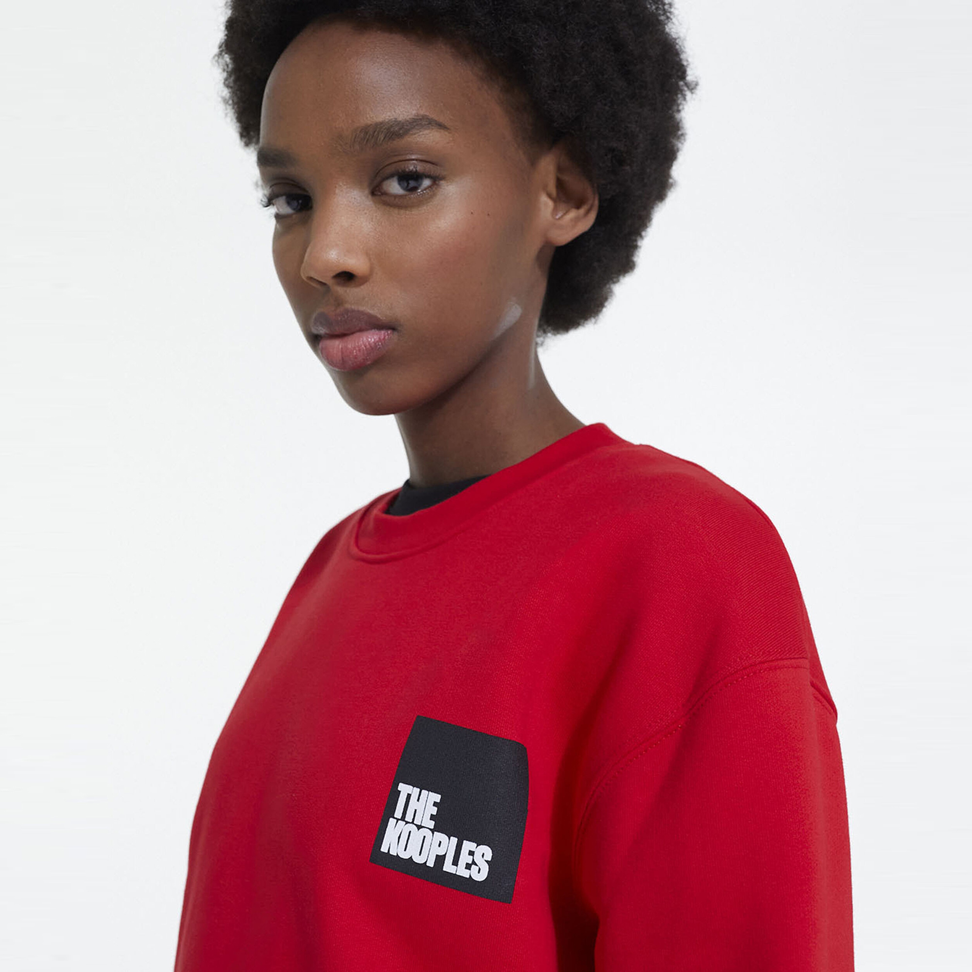 KADIN KIRMIZI SWEATSHIRT