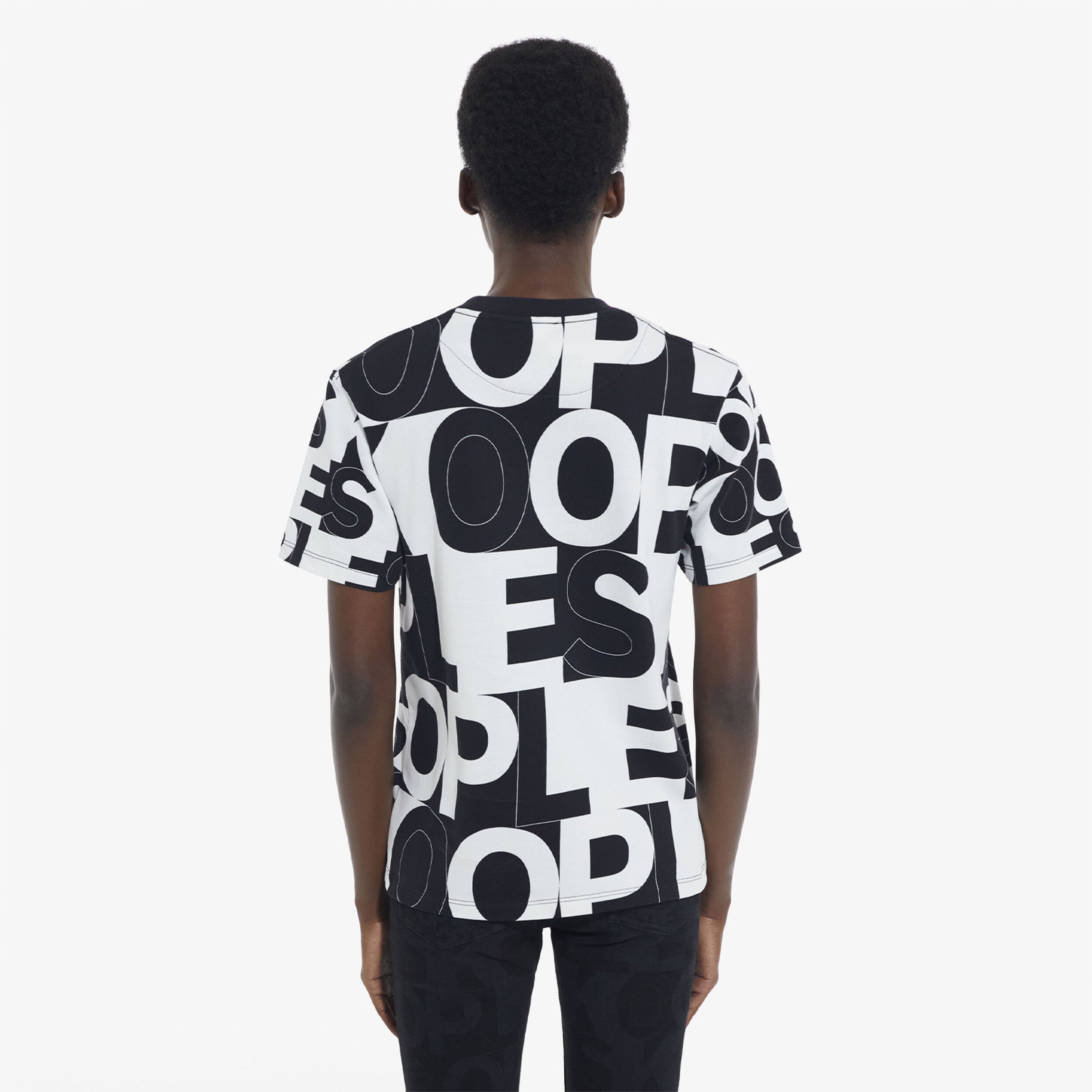 The Kooples Logomania Kadın Siyah T-Shirt