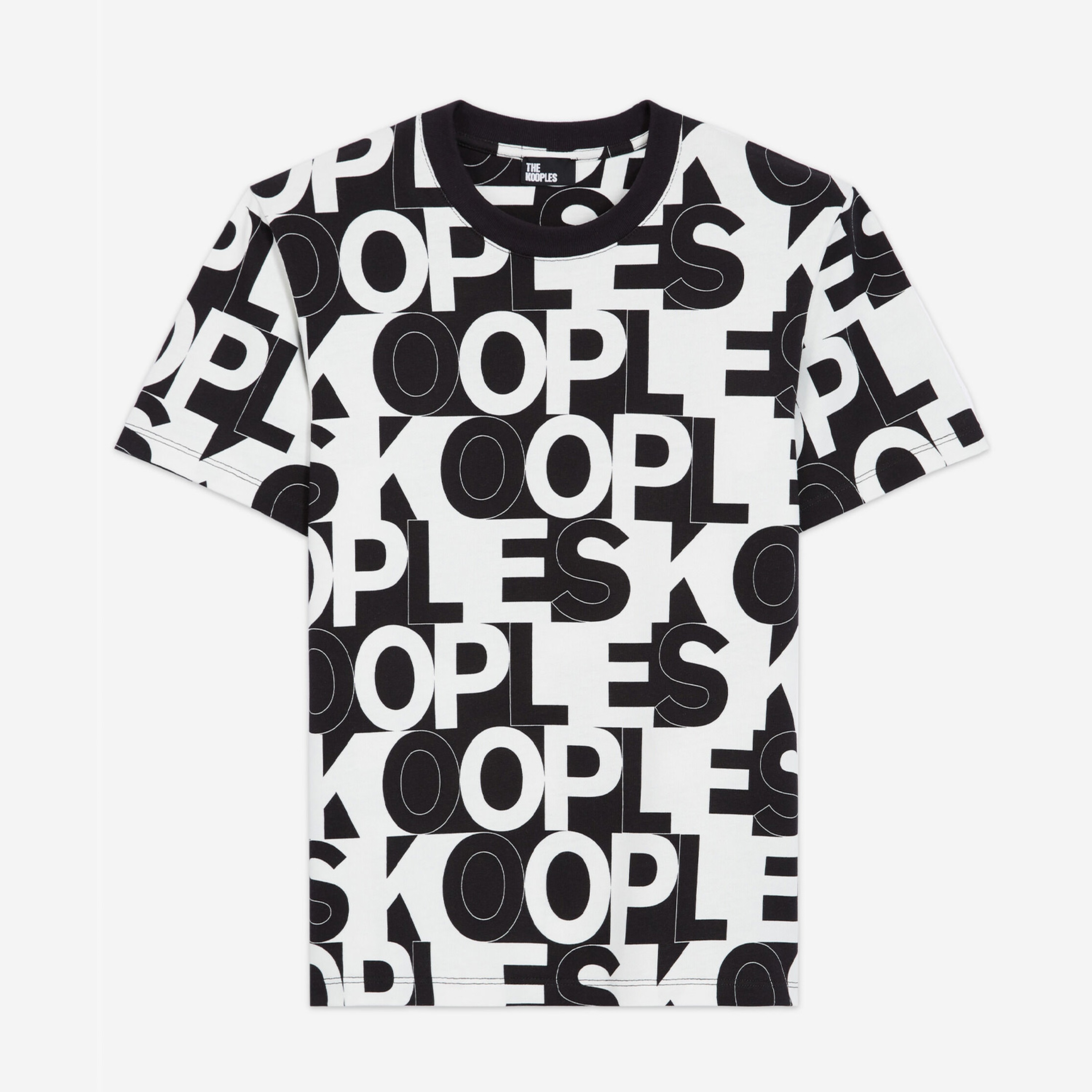 The Kooples Logomania Kadın Siyah T-Shirt