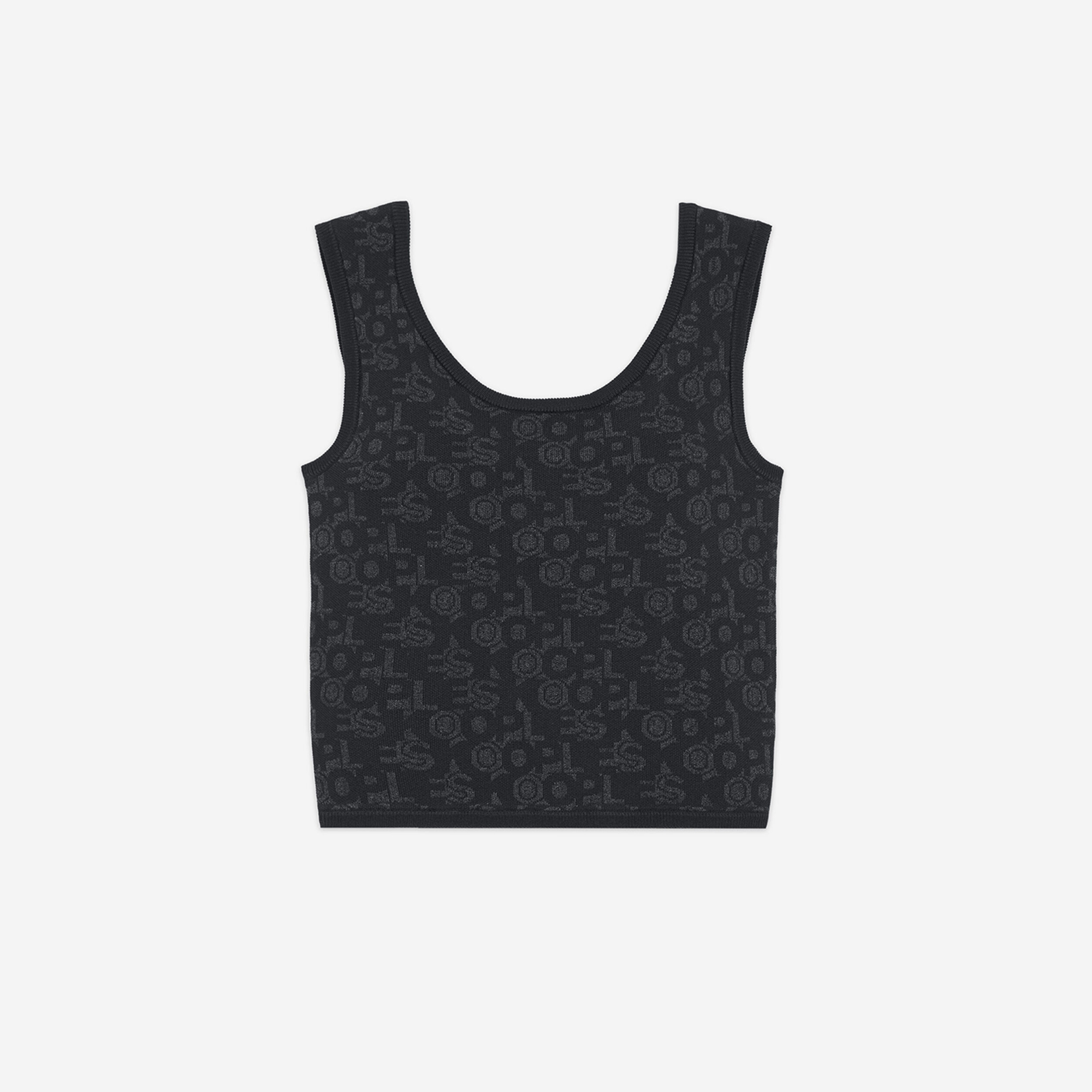 The Kooples Logomania Kadın Siyah Bra