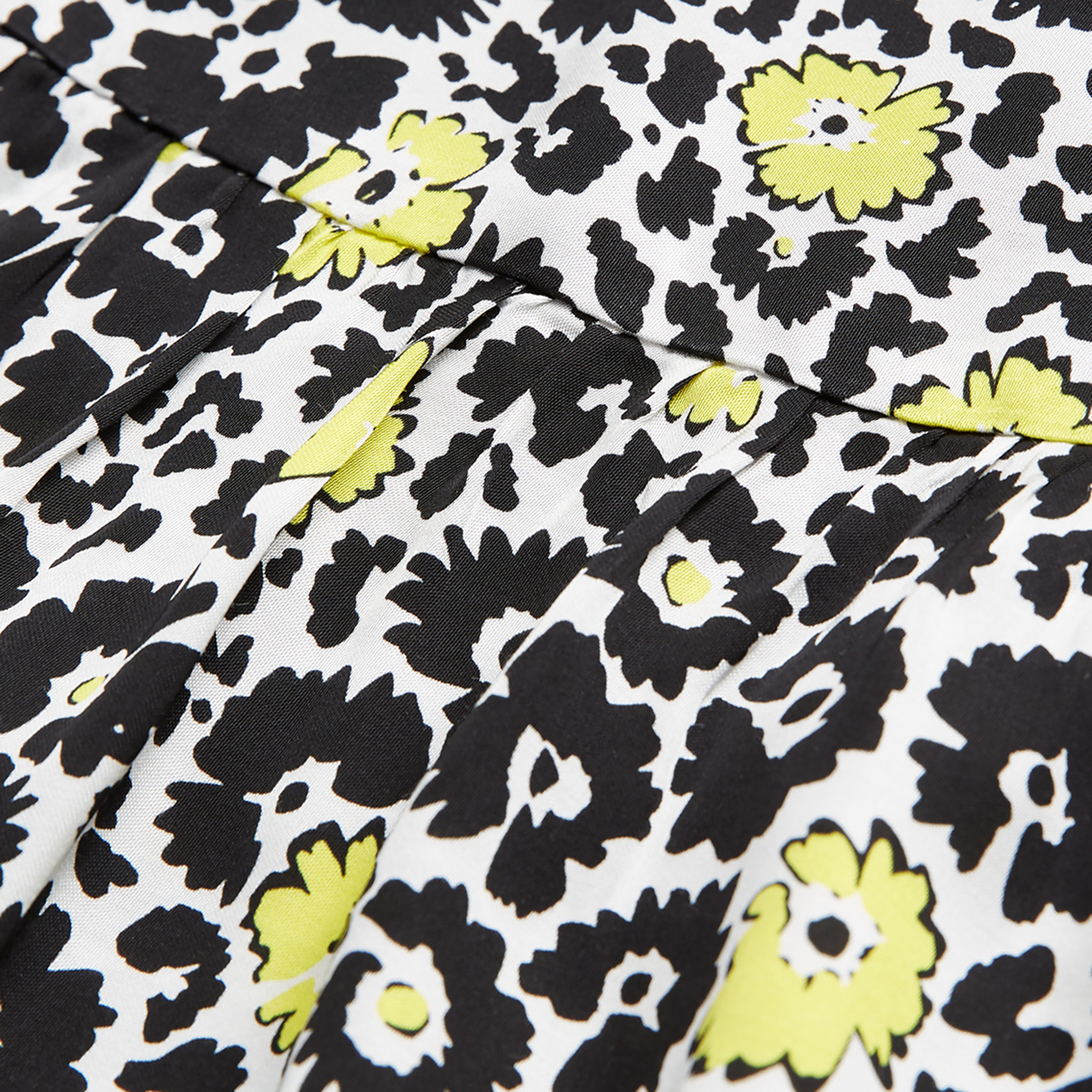 KADIN DESENLİ SARI ETEK