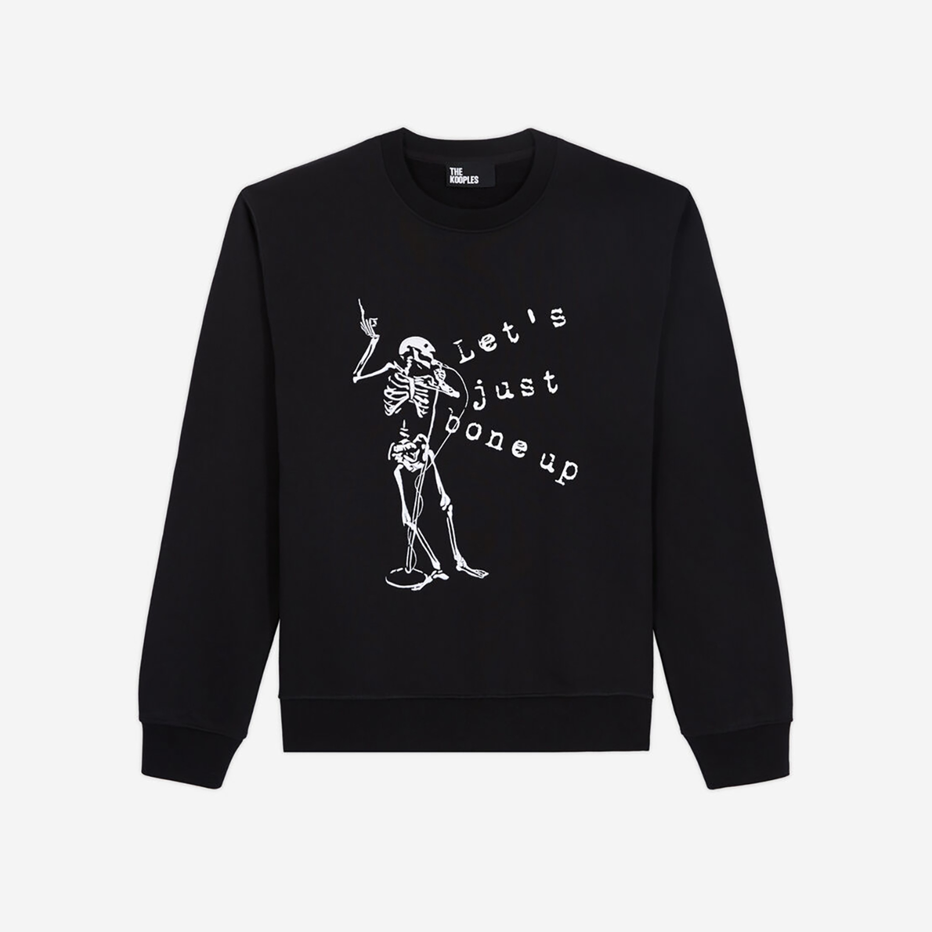 The Kooples Classic Erkek Siyah Sweatshirt