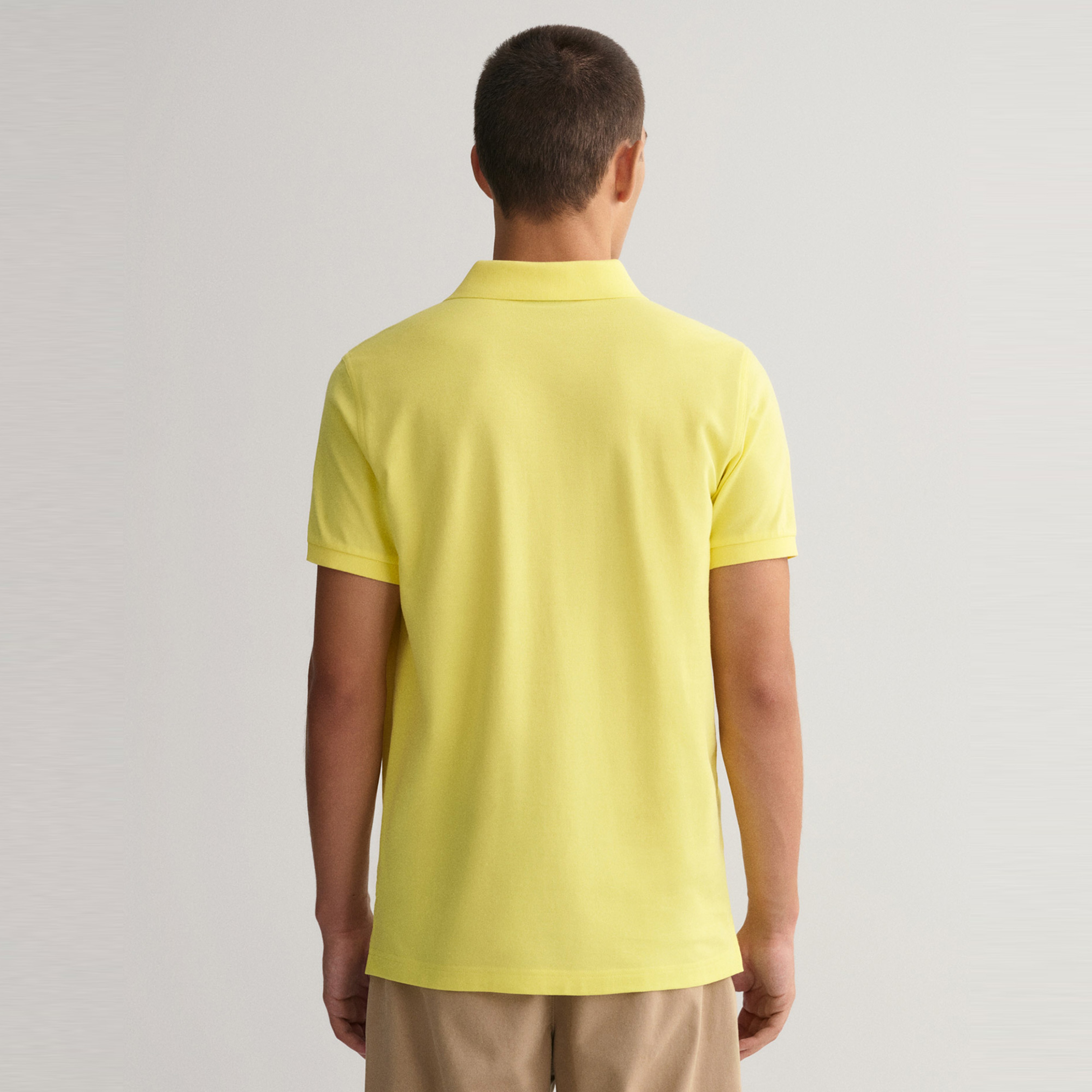 GANT Erkek Sarı Regular Fit Polo