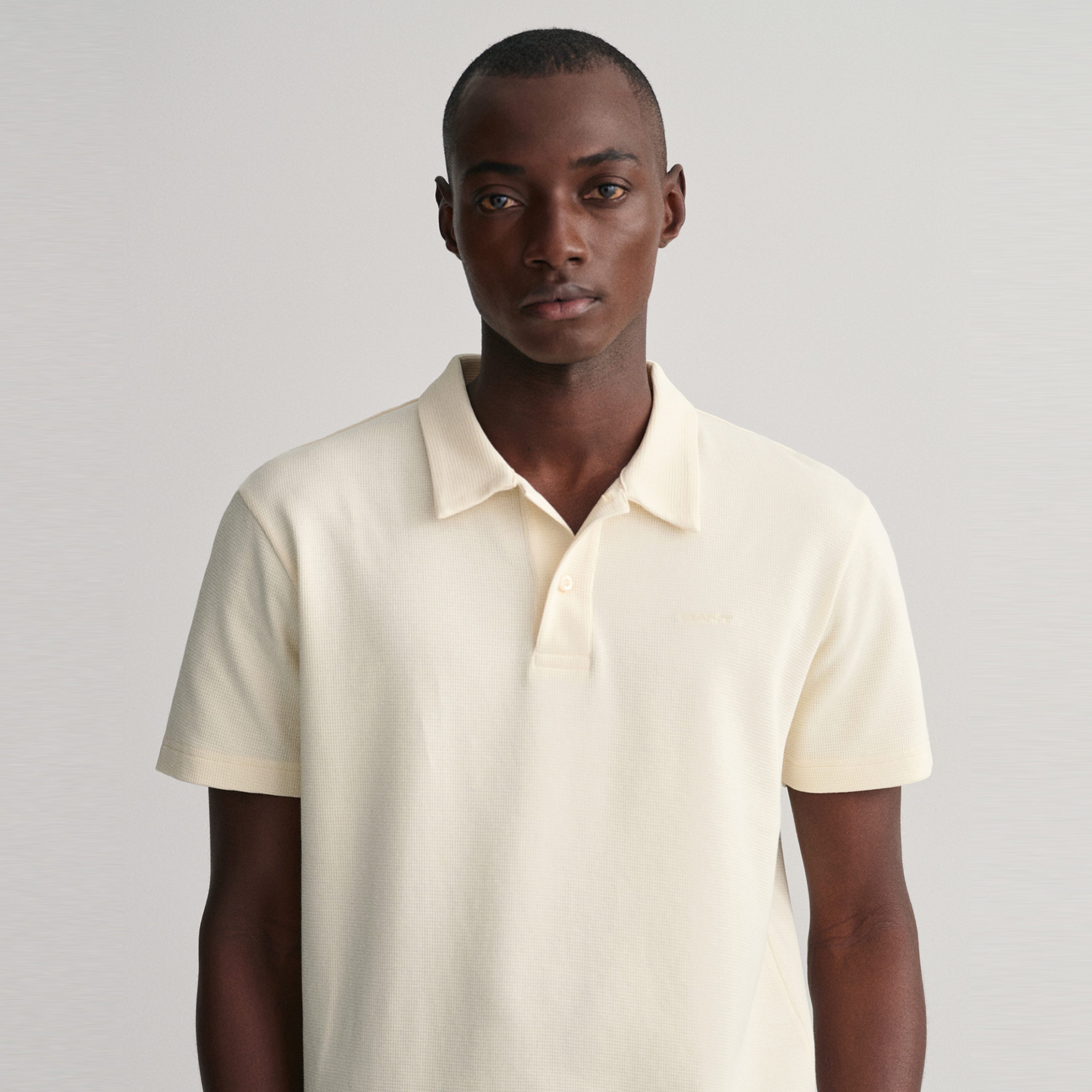 GANT Erkek Krem Regular Fit Dokulu Polo