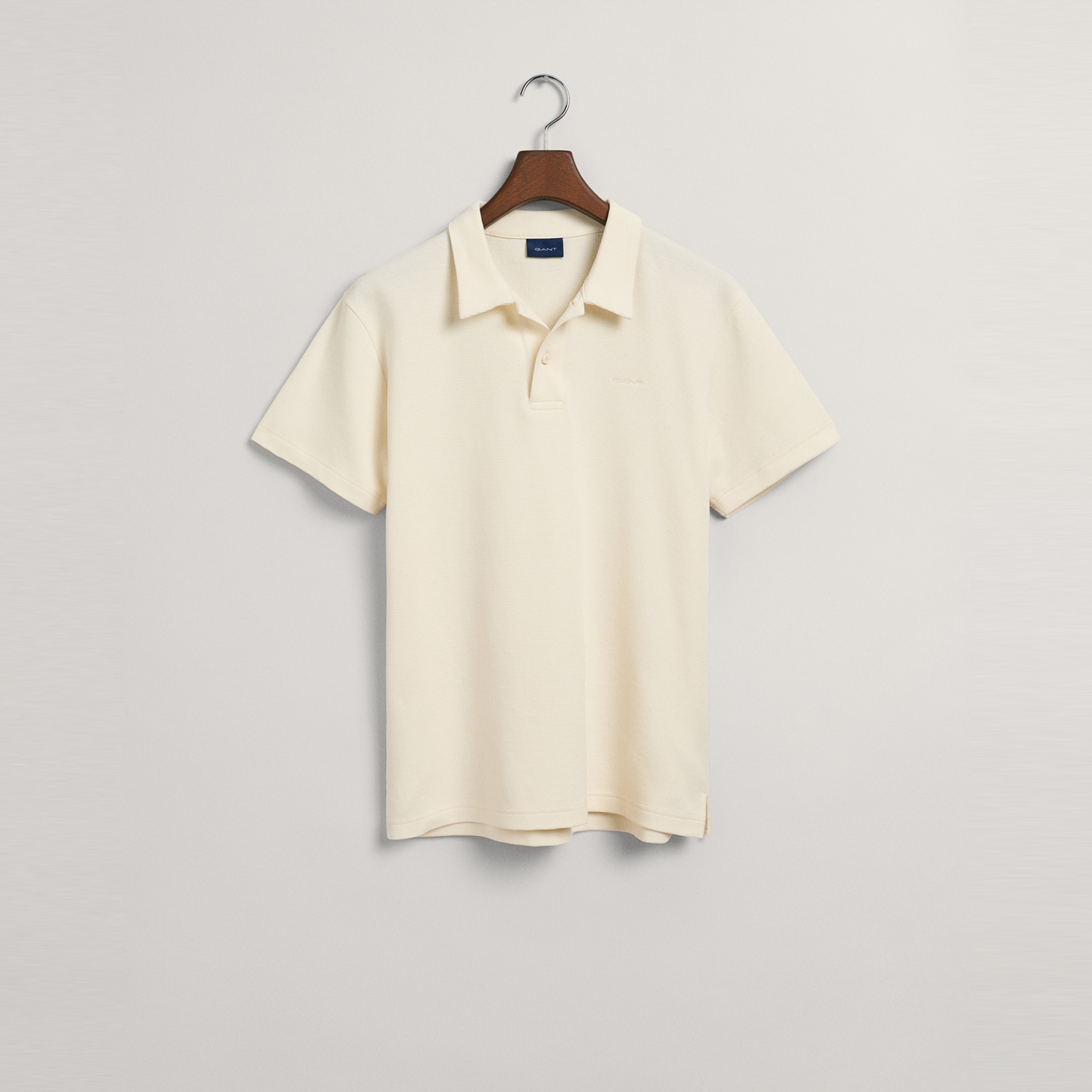 GANT Erkek Krem Regular Fit Dokulu Polo