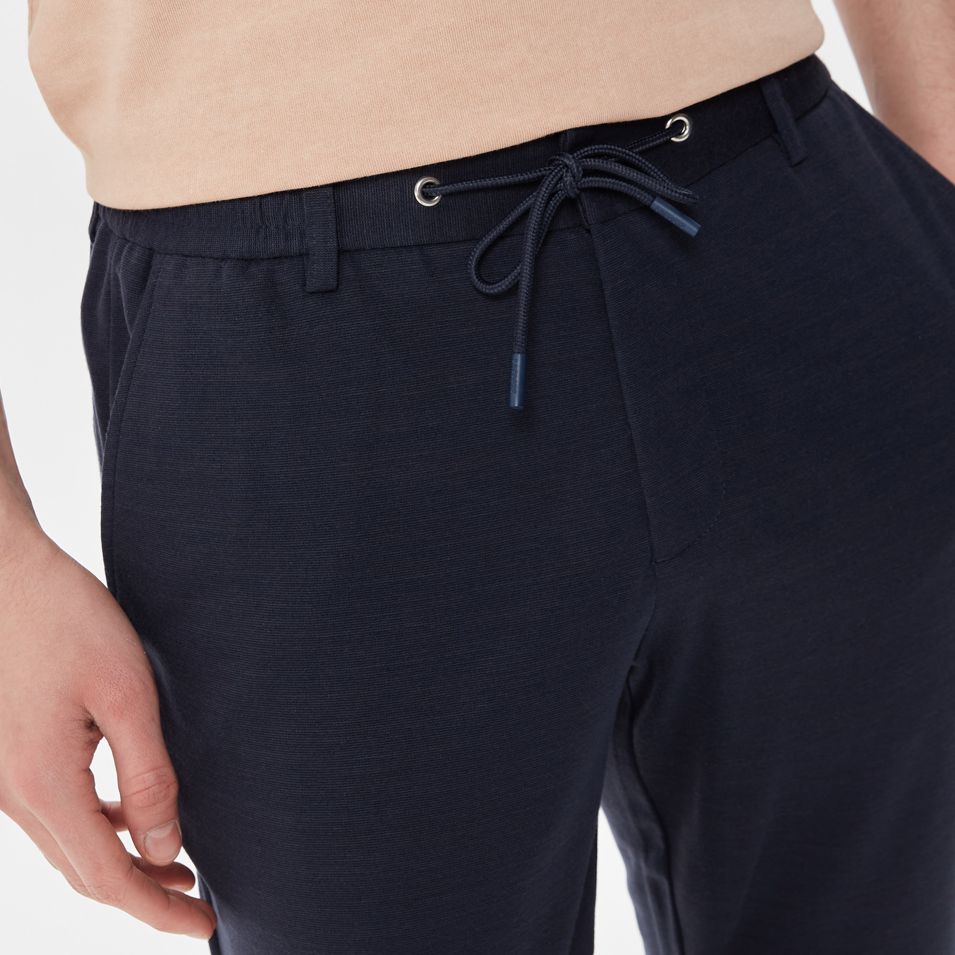 Erkek Tappered Fit Lacivert Pantolon
