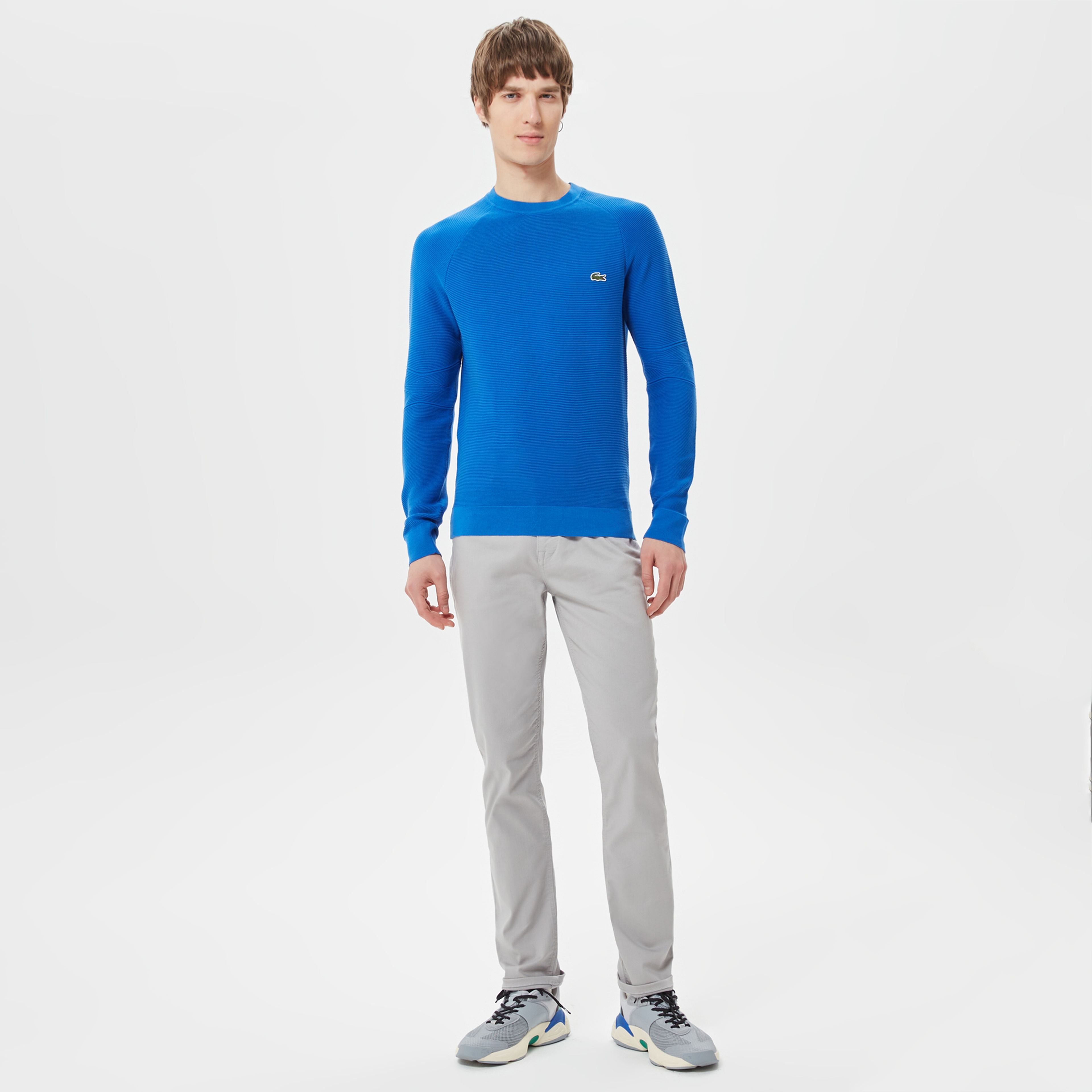 Erkek Slim Fit Gri Pantolon